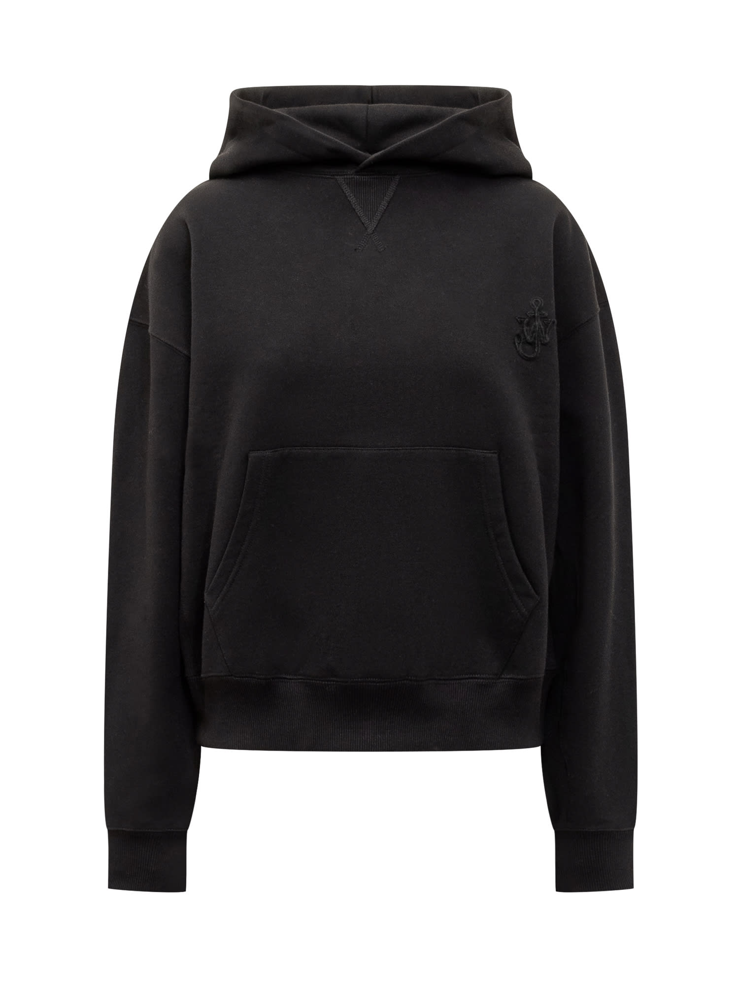 Shop Jw Anderson Jwanchor Hoodie In Black