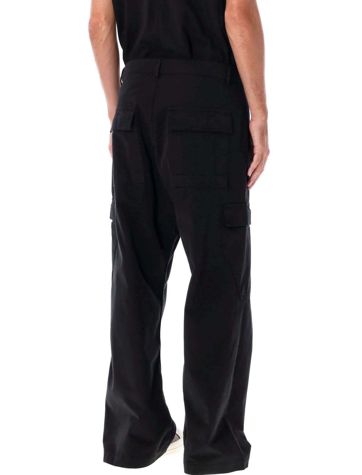 Shop Drkshdw Wide-leg Cargo Trousers In Black