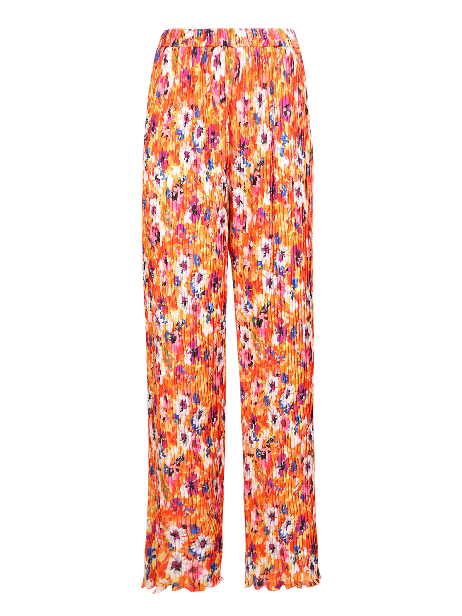 MSGM Floral Print Wide Trousers