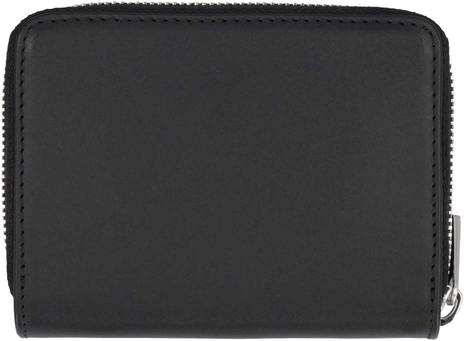 Shop Apc Emmanuel Leather Wallet In Black