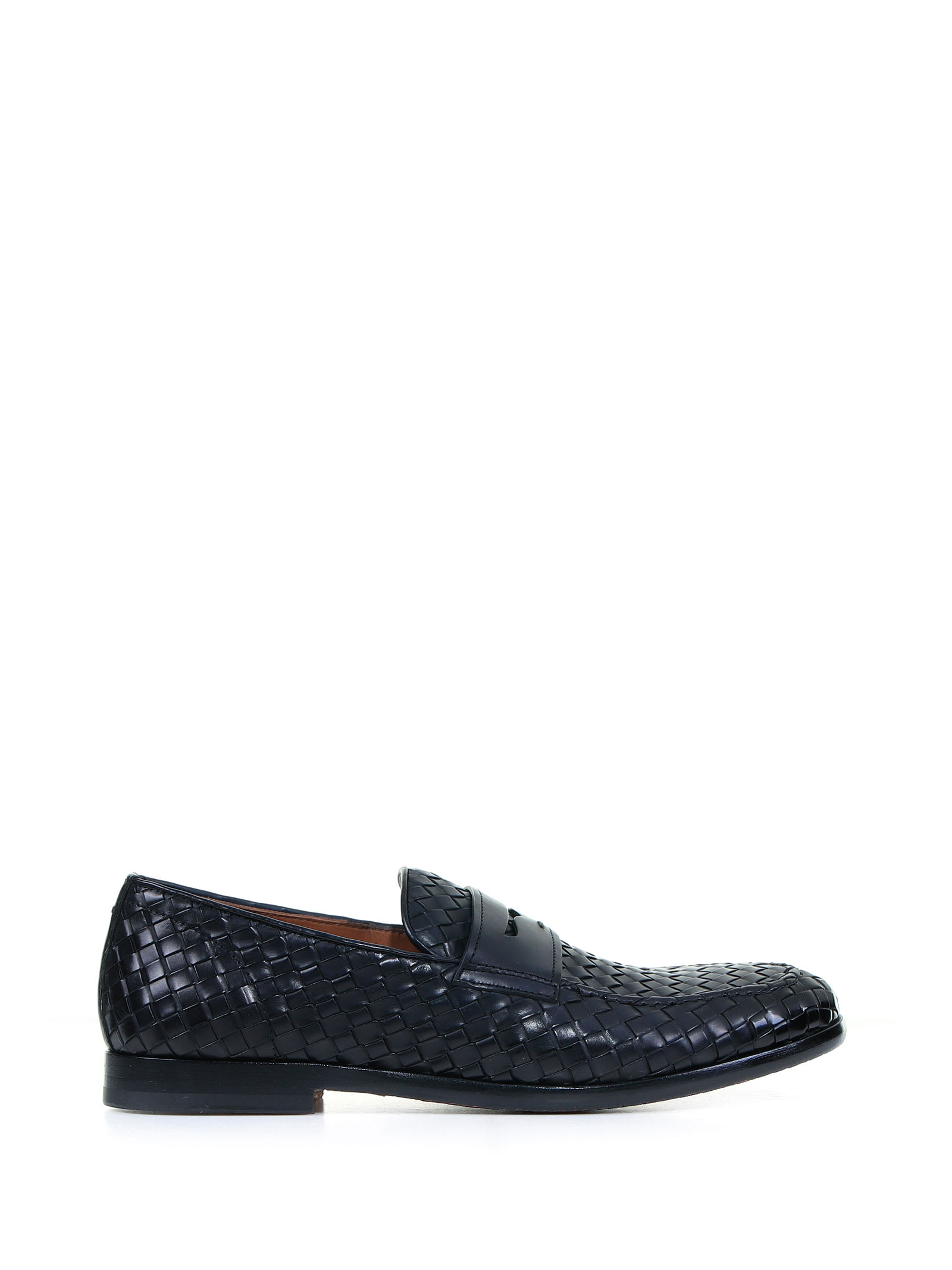 Doucal's Loafer In Woven Leather