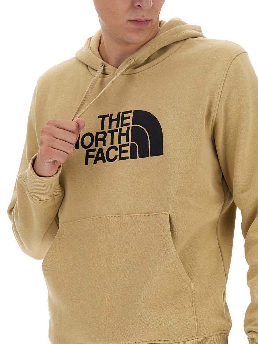 Shop The North Face Sweatshirt With Logo In Beige