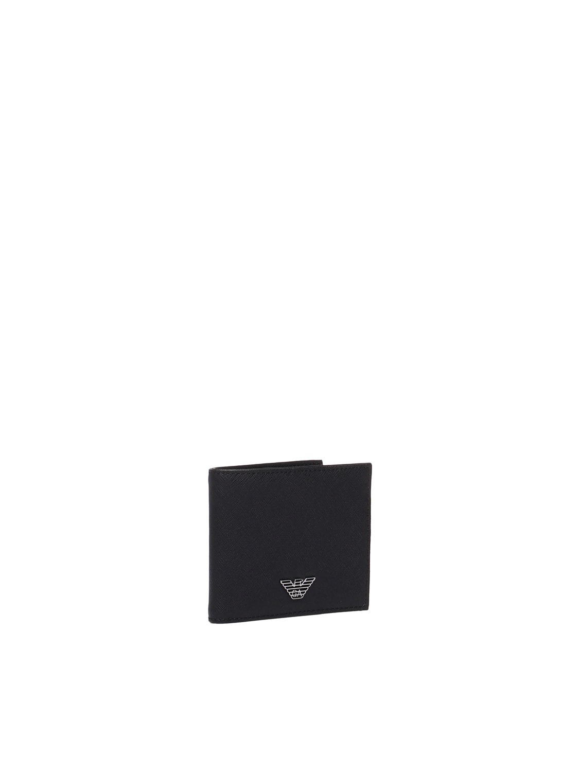 Shop Emporio Armani Wallet With Application In Black