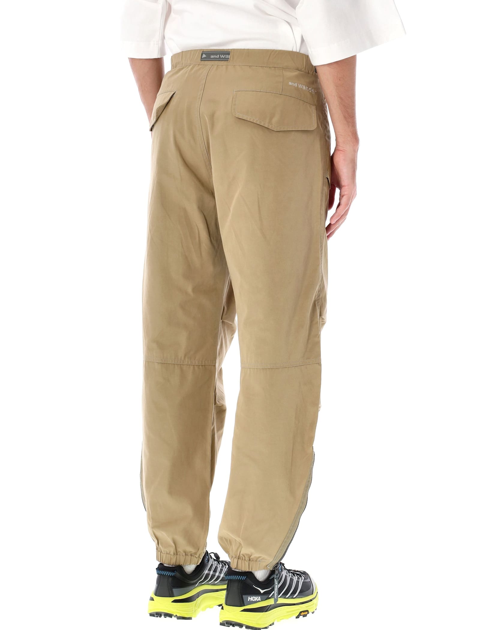 Shop And Wander 89 High Loft Cloth Pants In Beige