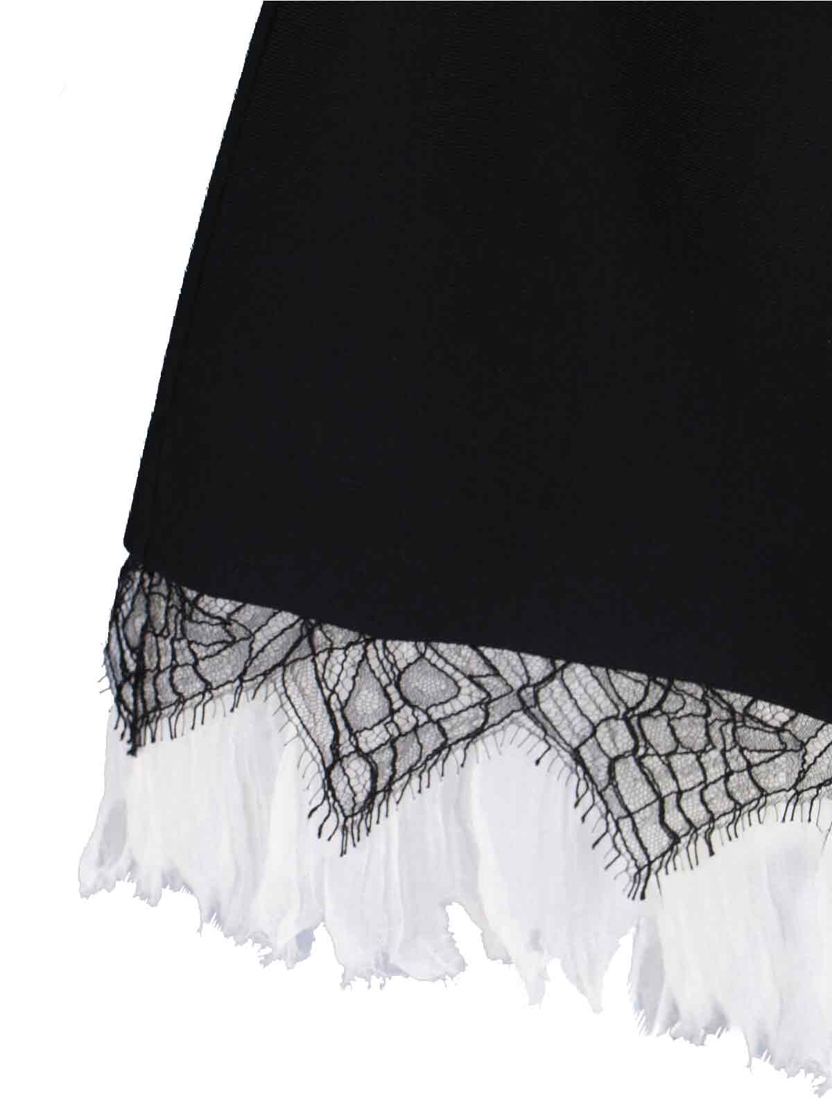 Alexander Mcqueen Black Viscose Mix Dresses