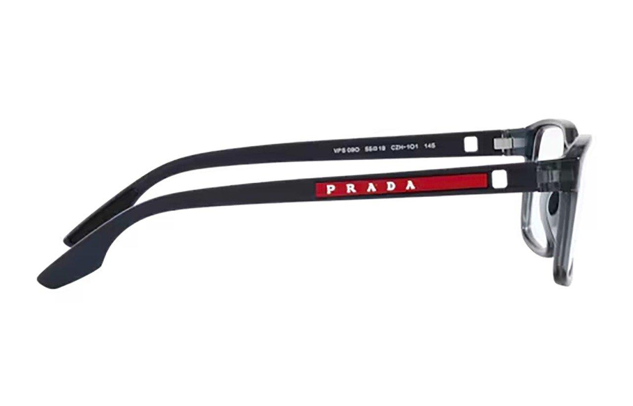 Shop Prada Rectangular Frame Glasses In Czh1o1