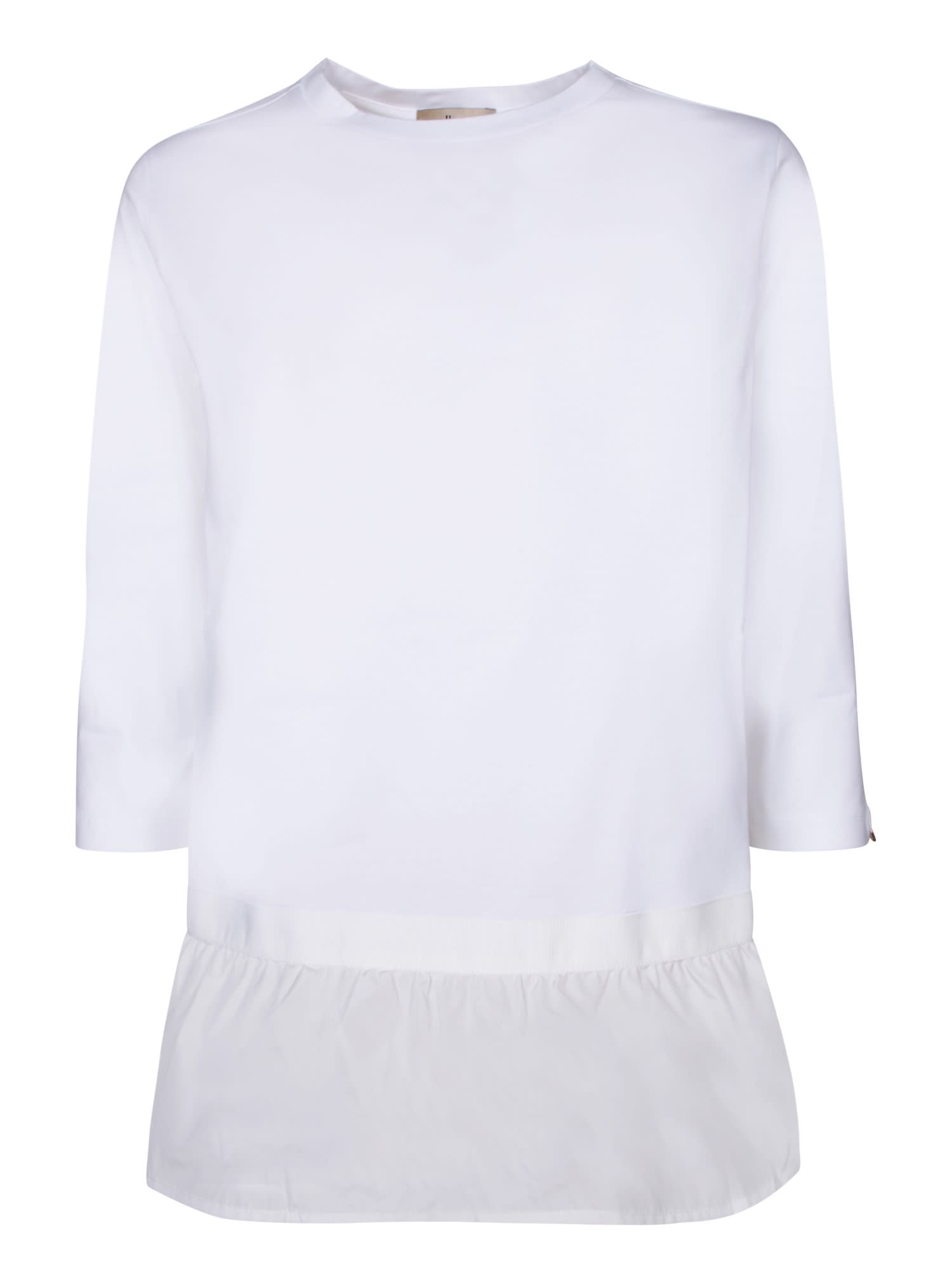 Contrasting Details White T-shirt