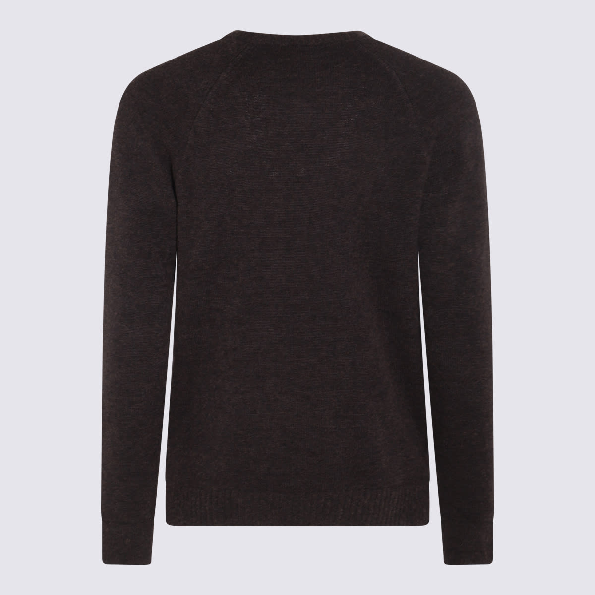 Shop Zanone Brown Wool Blend Sweater