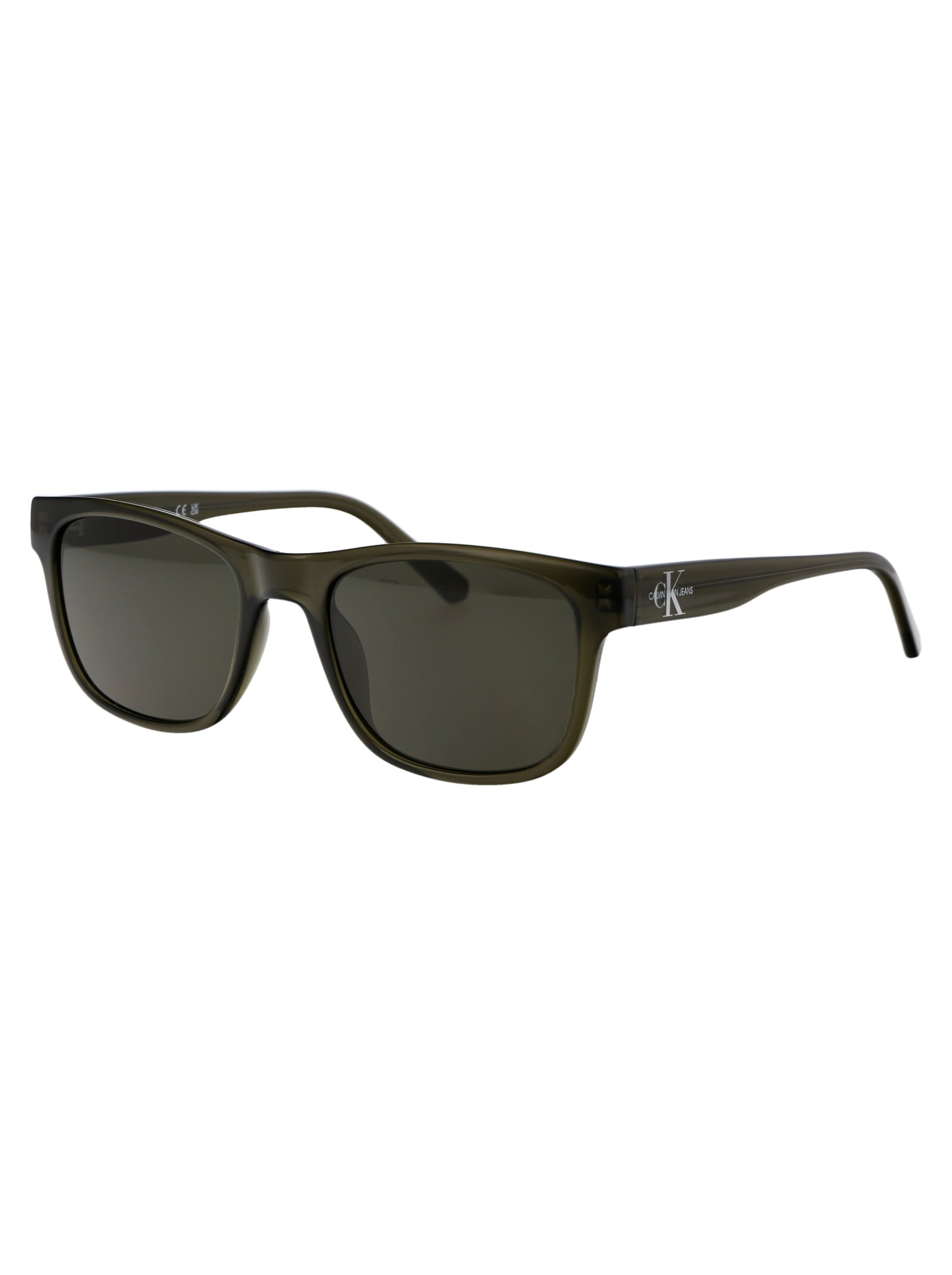 Shop Calvin Klein Jeans Est.1978 Ckj20632s Sunglasses In 314 Crystal Olive