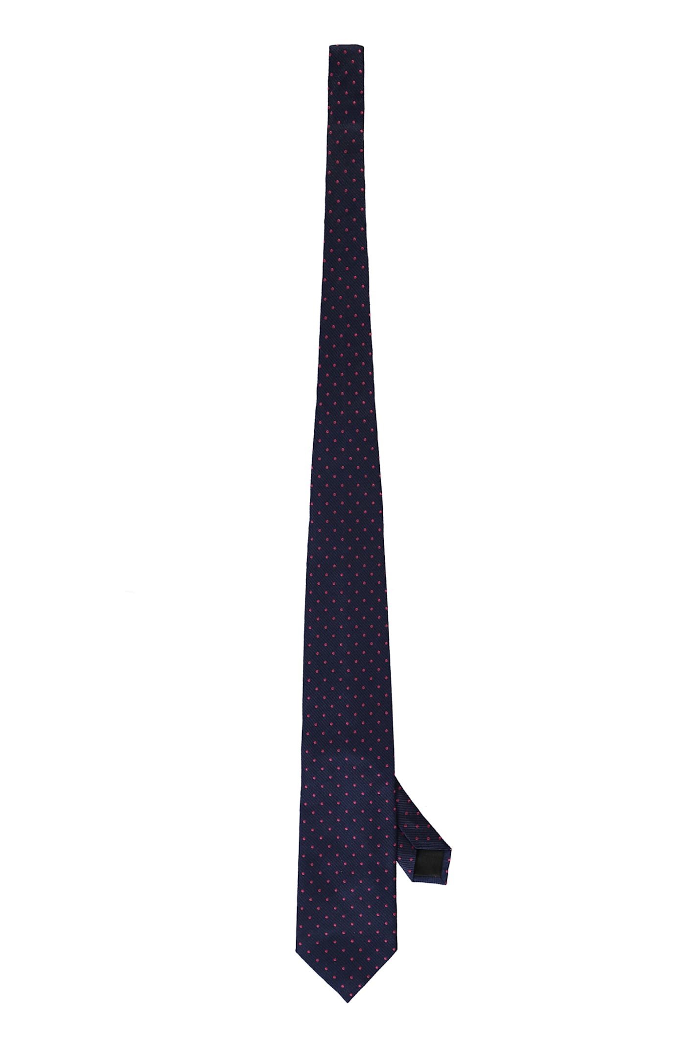 Polka-dot Silk Tie