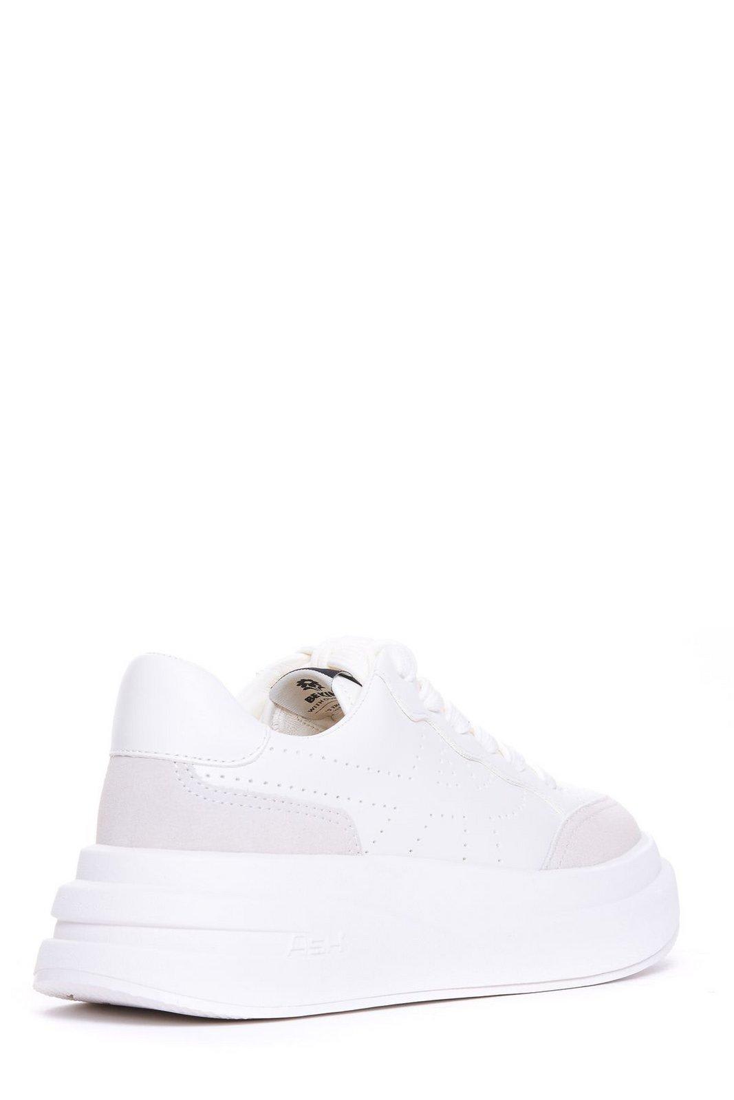 Shop Ash Chunky-sole Lace-up Sneakers In Bianco