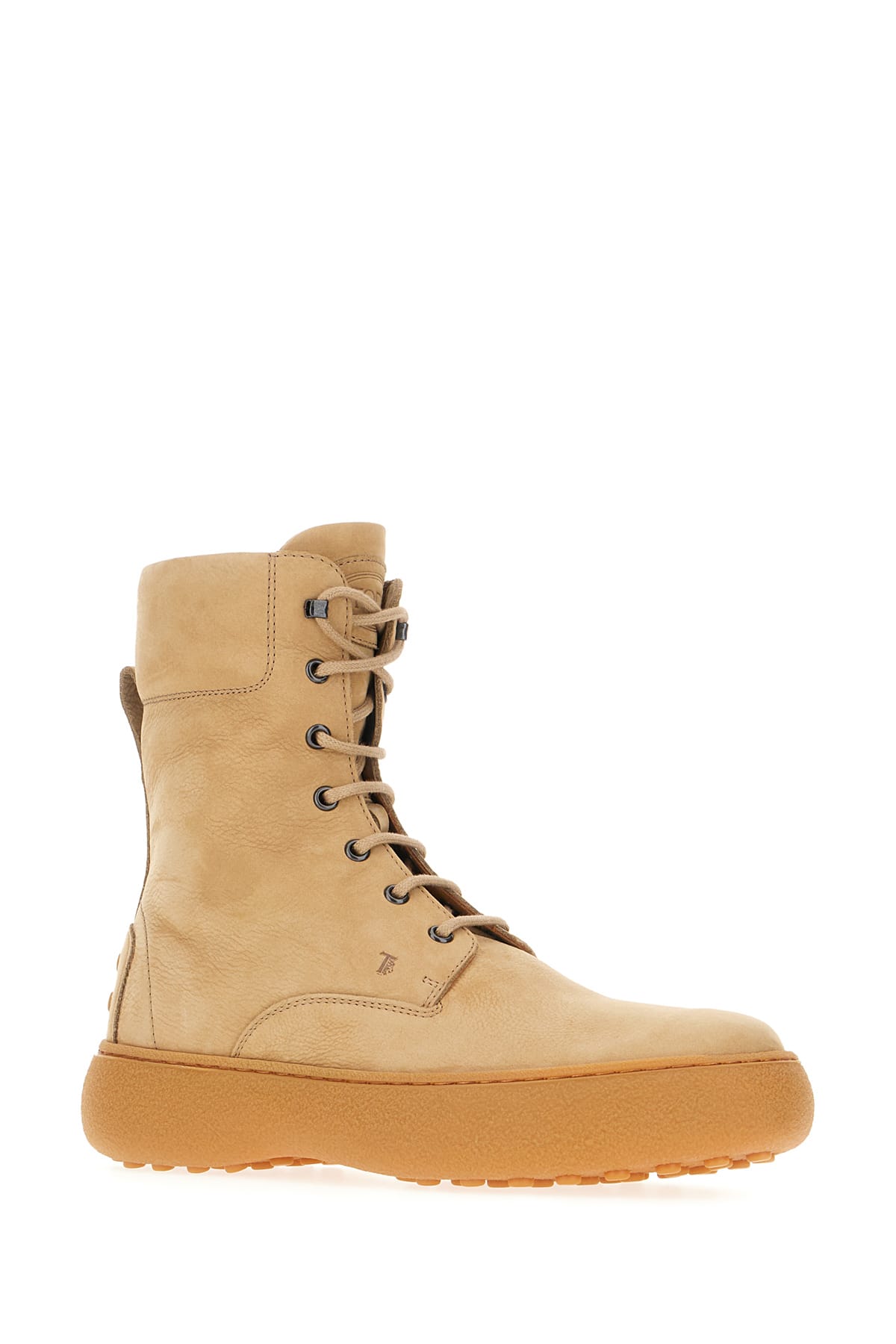 Shop Tod's Beige Suede Ankle Boots