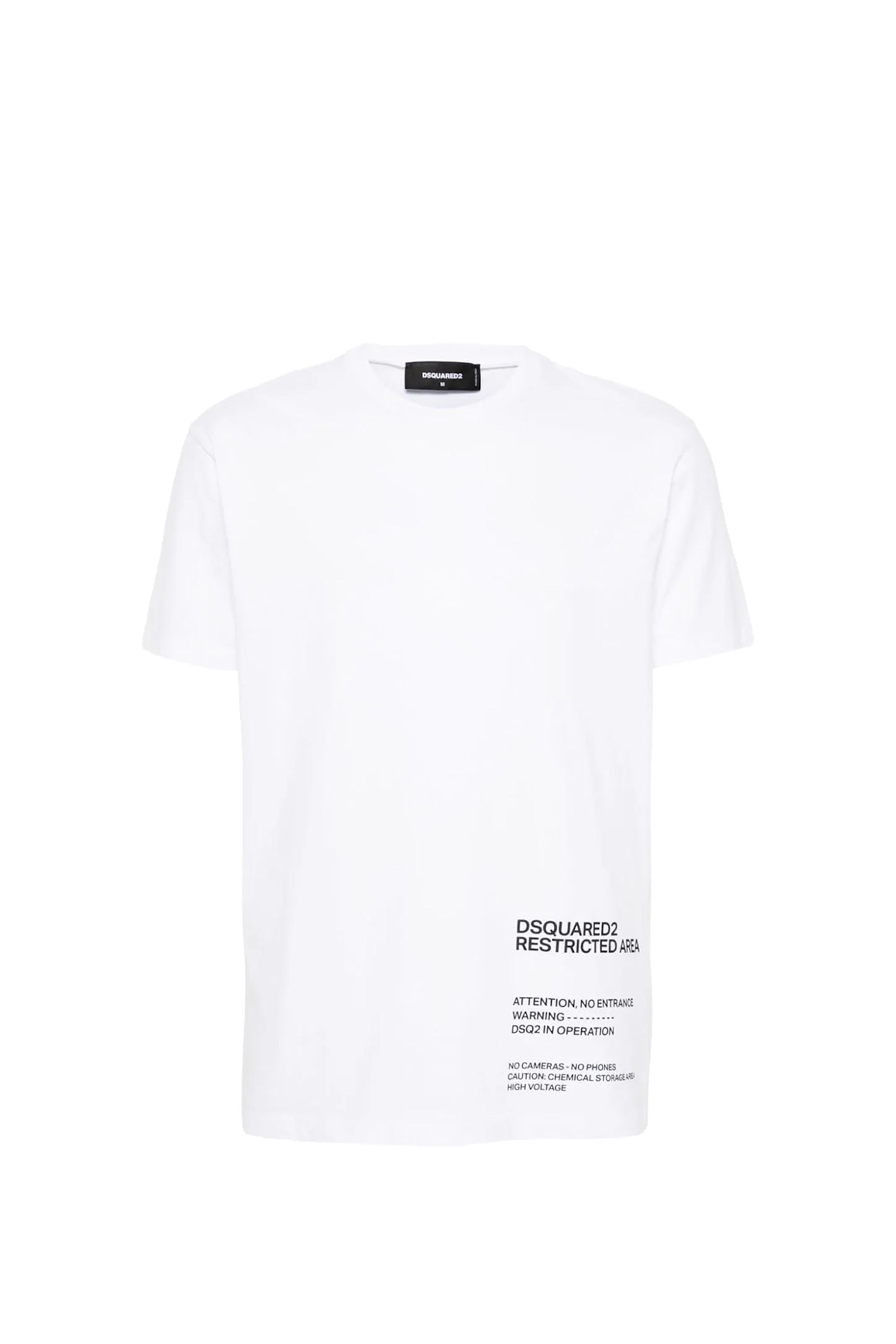 Shop Dsquared2 T-shirt In White