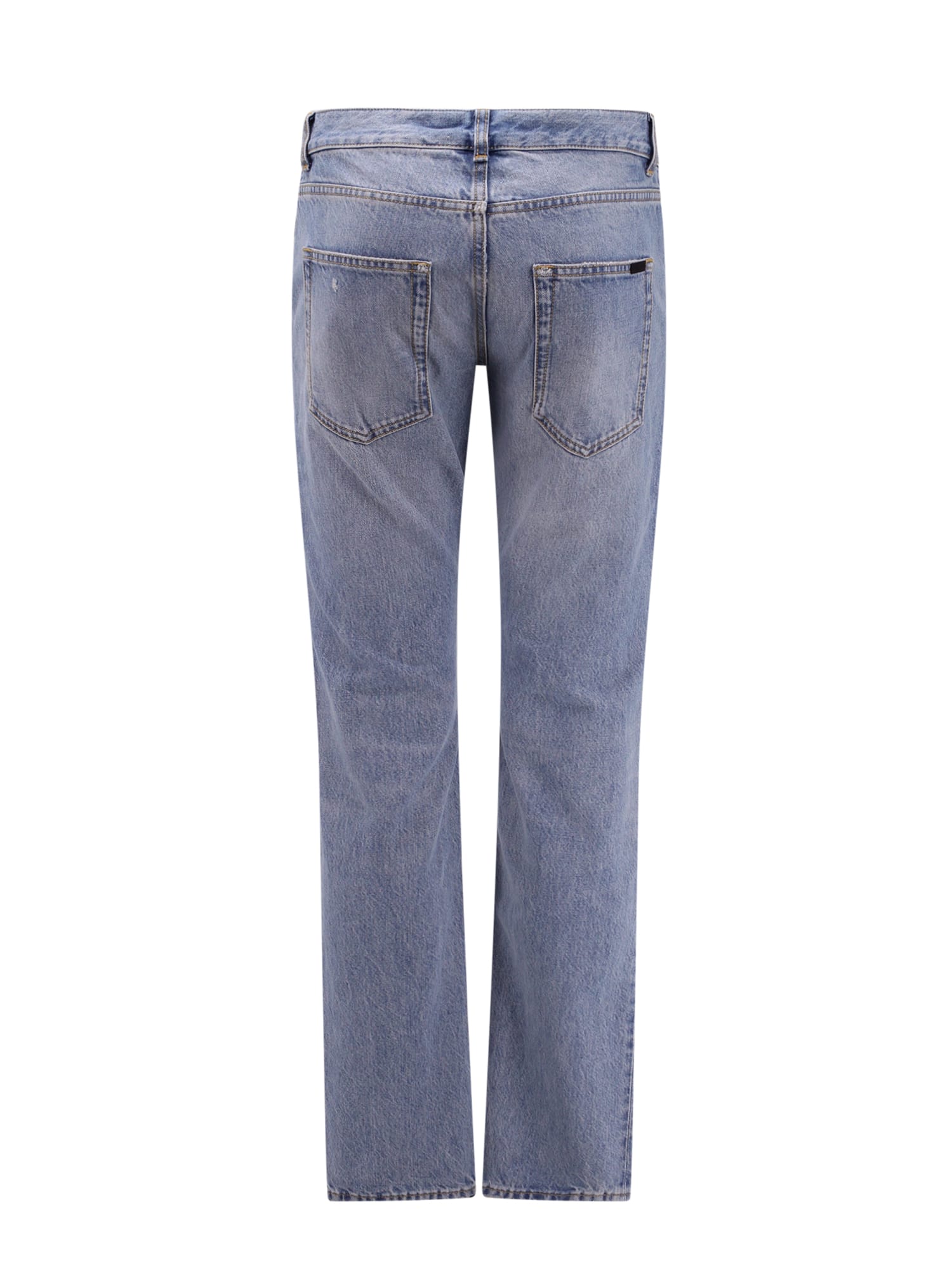 Shop Saint Laurent Jeans In Blue