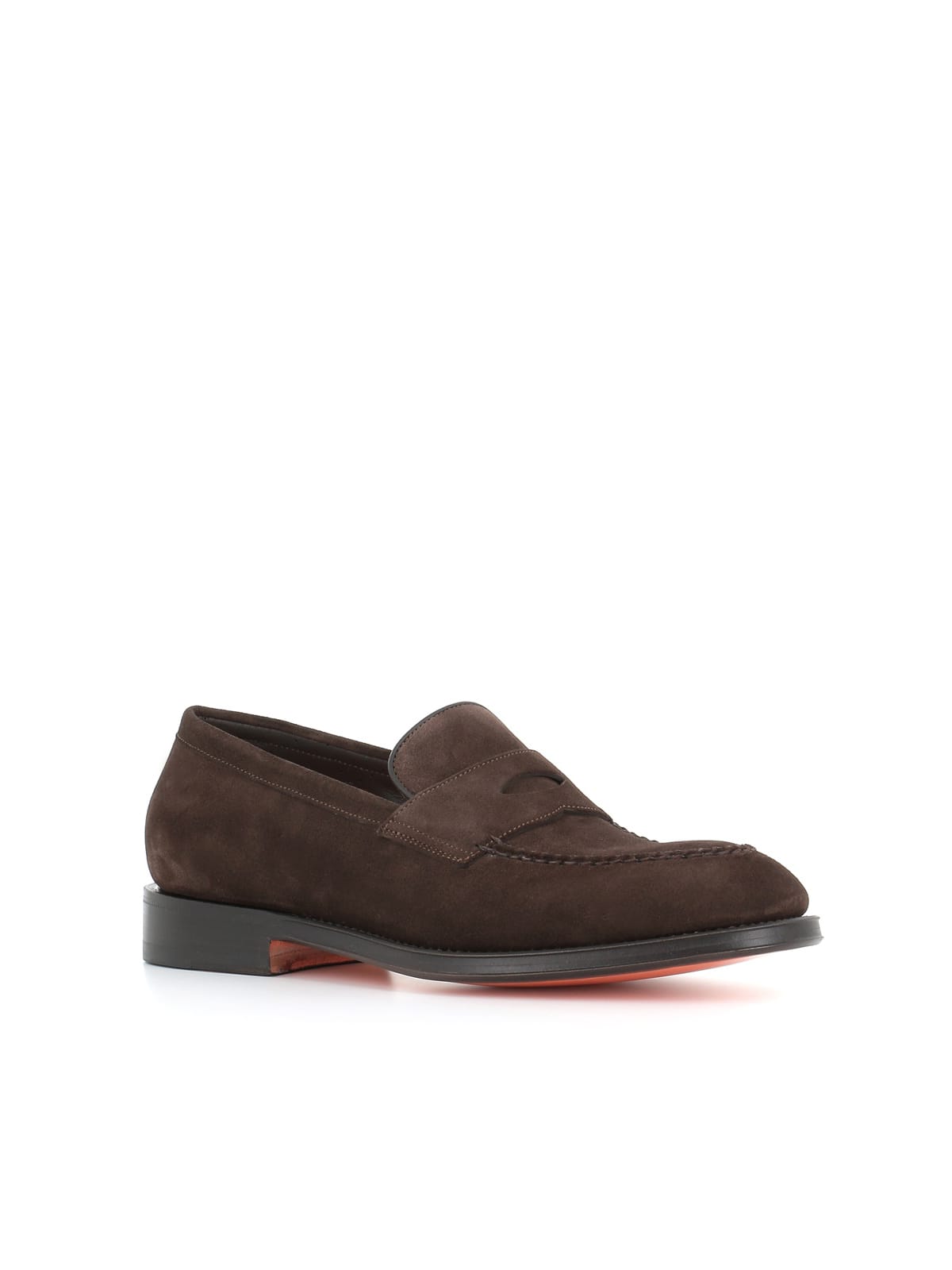 Shop Santoni Laofer Jenkins In Brown