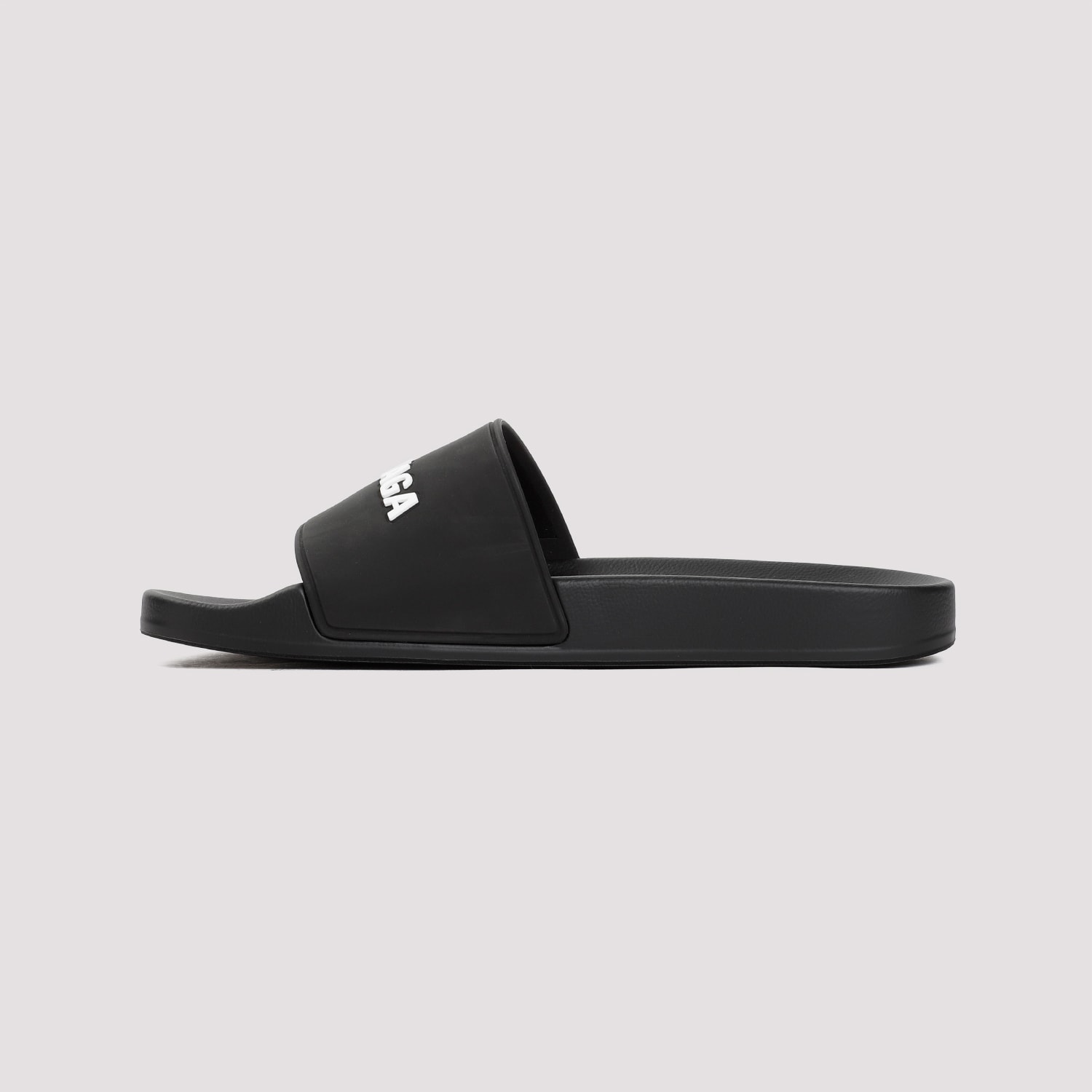 Balenciaga Logo-embossed Pool Slides In Multi