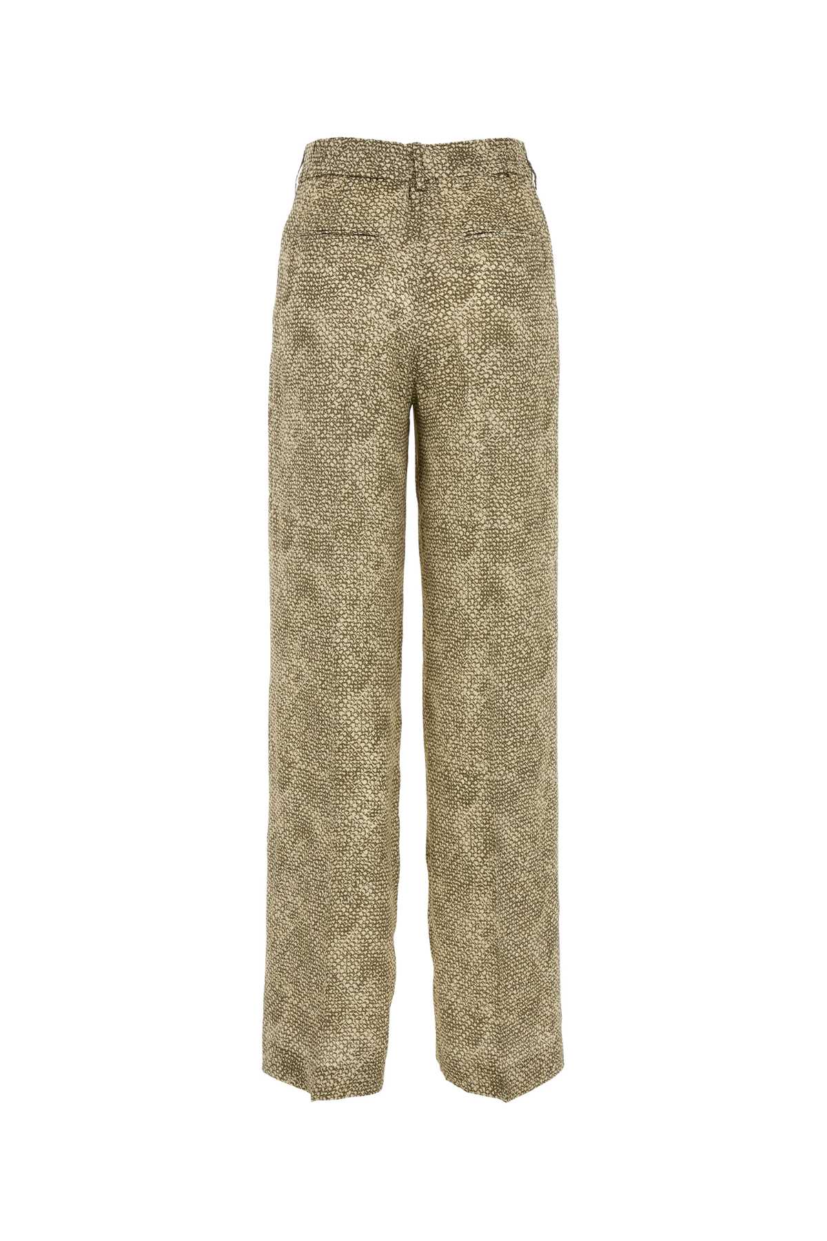 Pt Torino High Waist Satin Trousers With Side Pockets In Corda