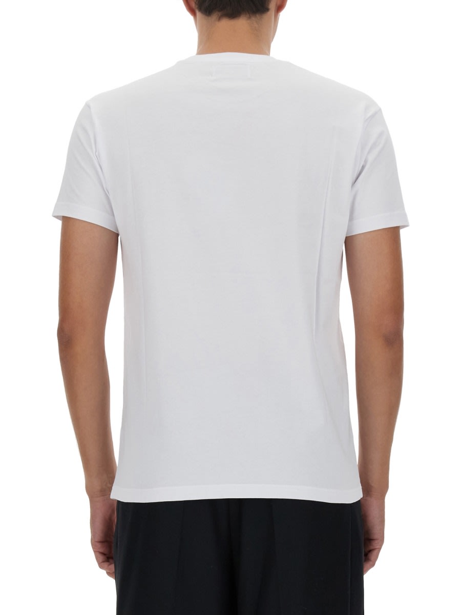 Shop Vivienne Westwood Orb Logo T-shirt In White