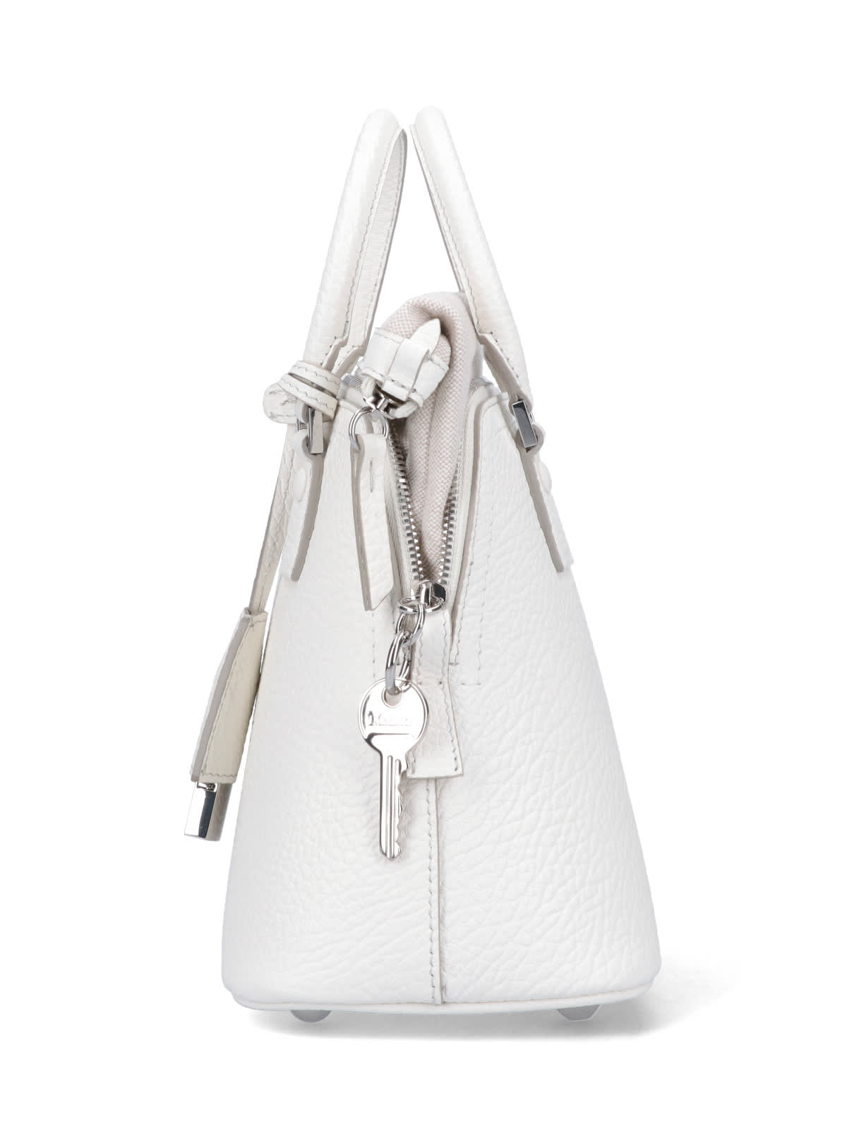 Shop Maison Margiela 5ac Shoulder Bag In White