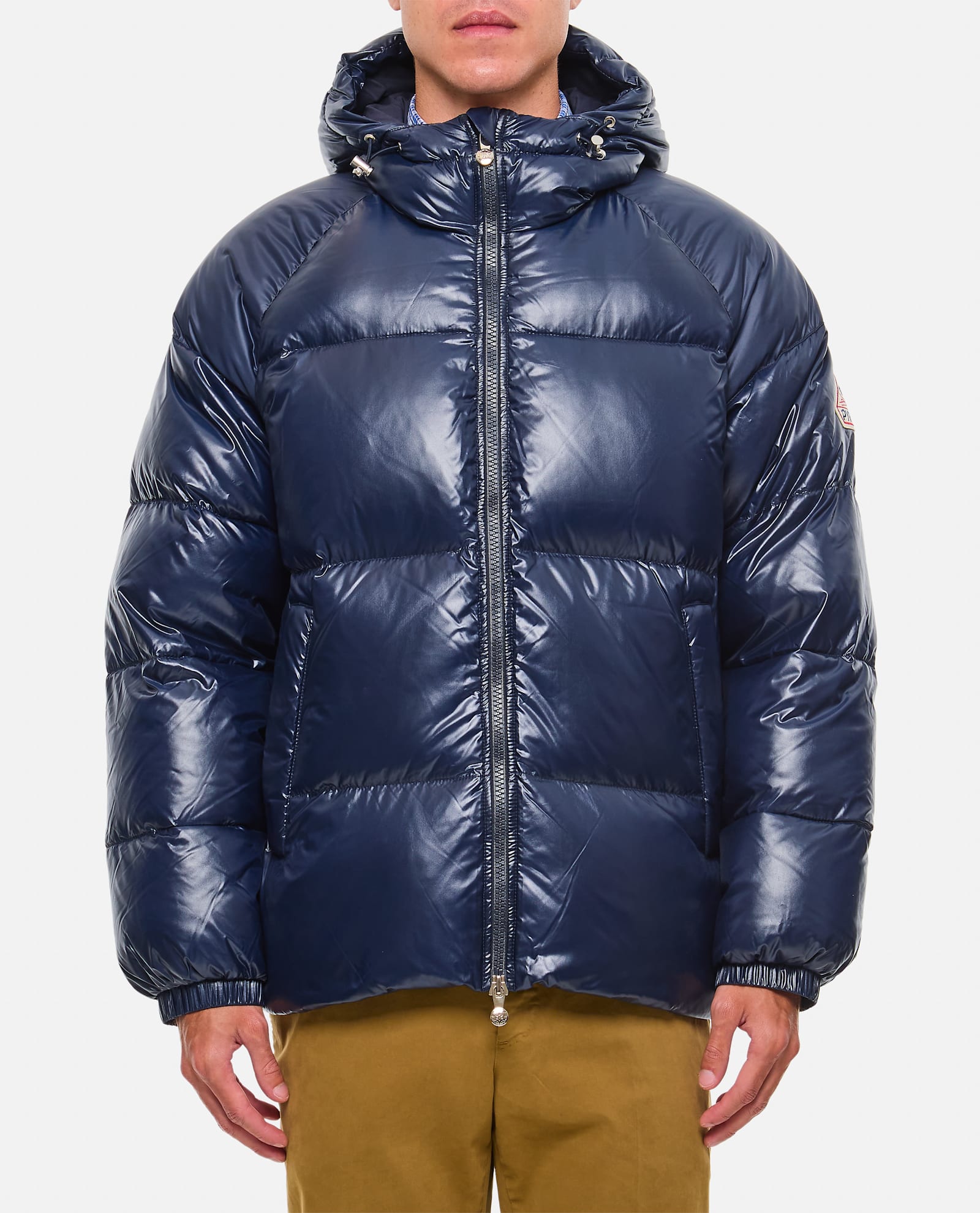 Shop Pyrenex Sten Shiny Puffer Jacket In Blue