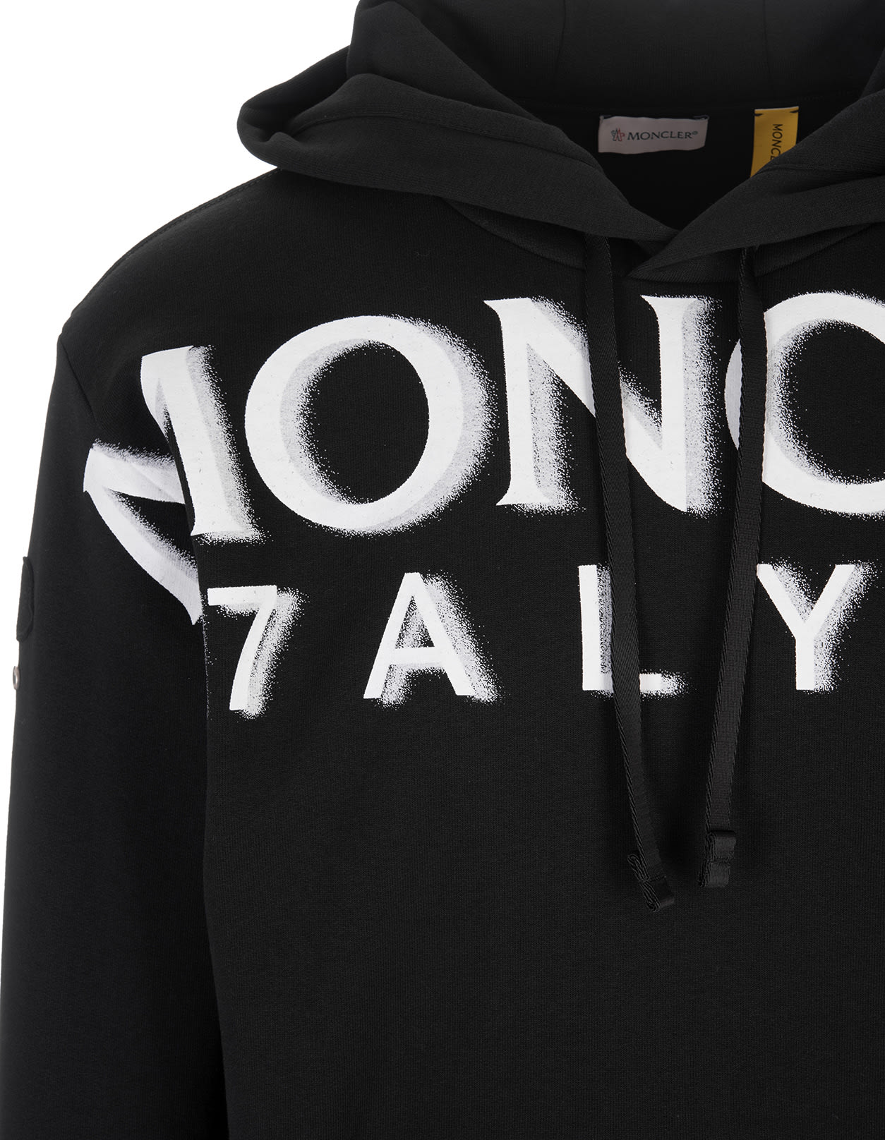 Shop Moncler Genius Hooded Sweatshirt In Black