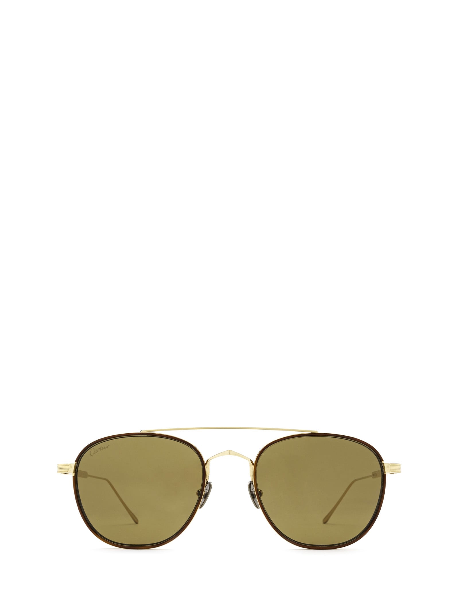 Cartier Eyewear Cartier Ct0251s Gold Sunglasses
