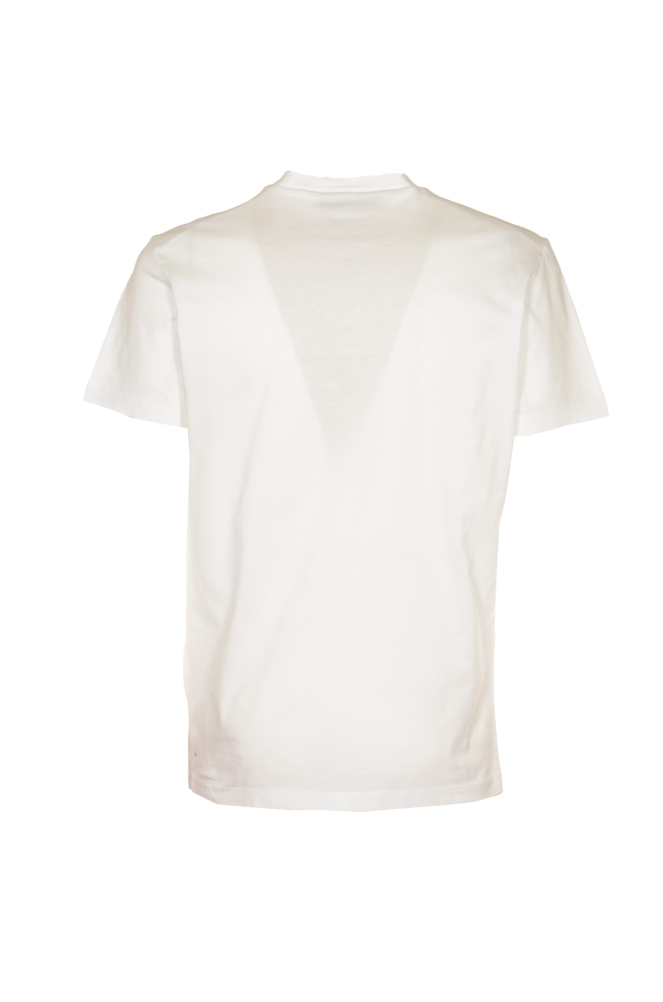 Shop Dsquared2 D2 Color Wave T-shirt In Bianco