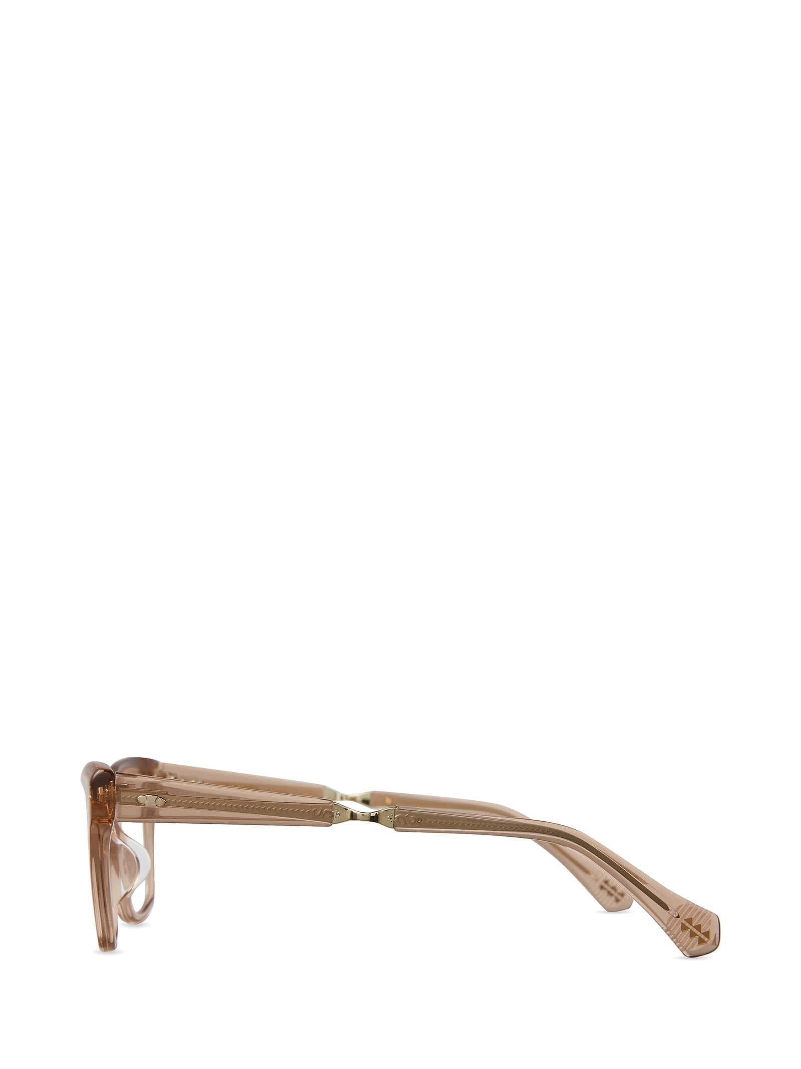 Shop Mr Leight Lolita C Coral Crystal-white Gold Glasses
