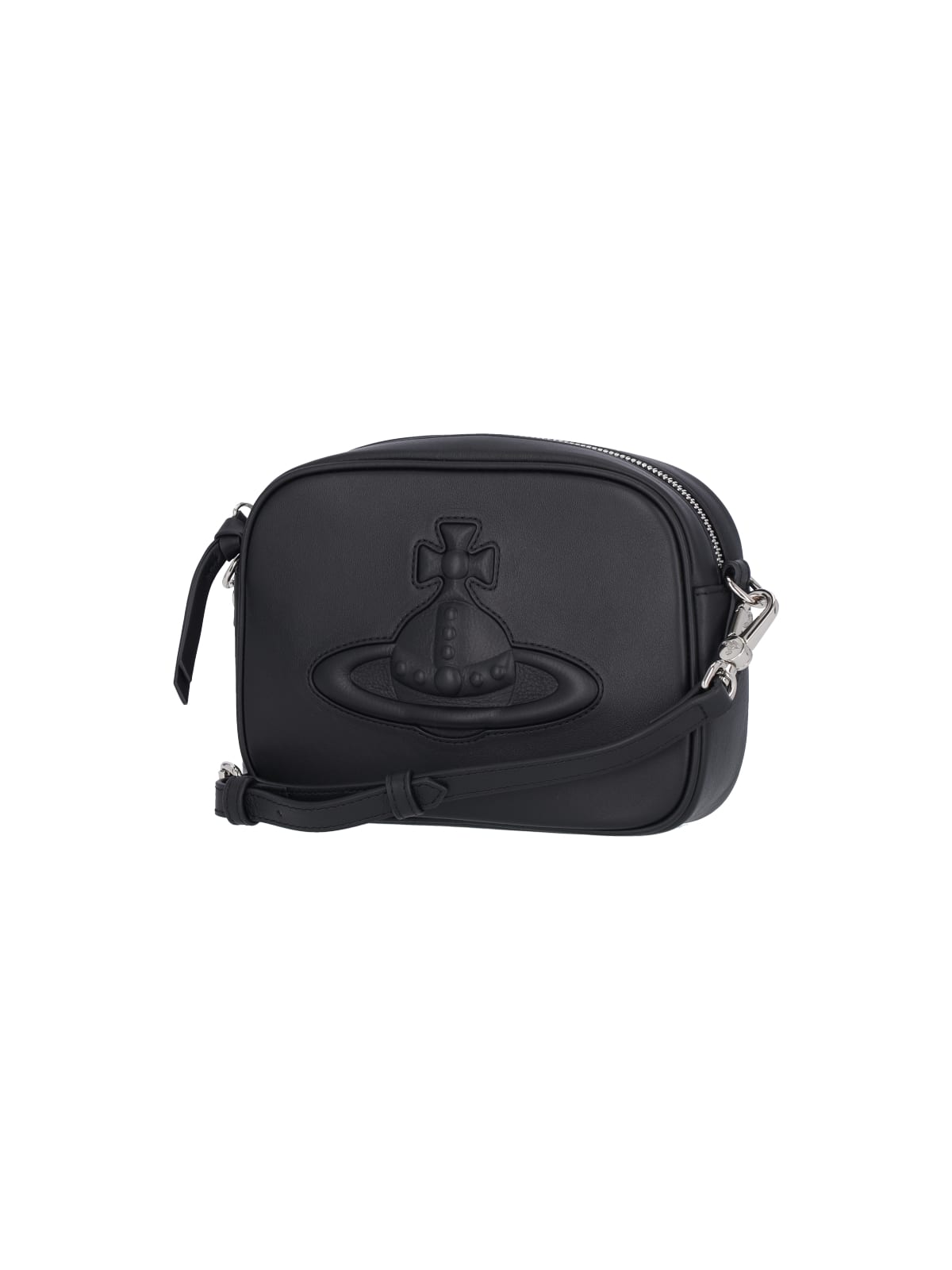 Shop Vivienne Westwood Anna Camera Shoulder Bag In Black