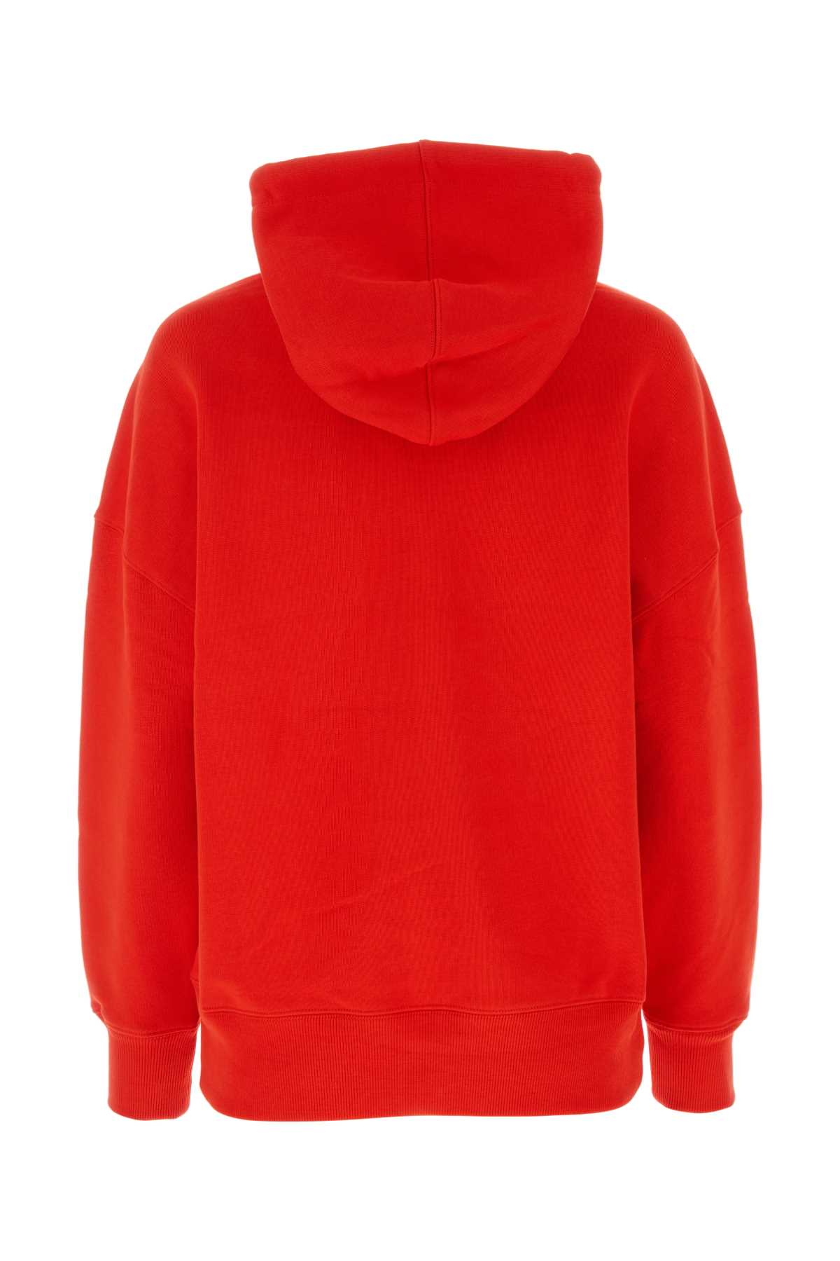 Shop Ami Alexandre Mattiussi Red Stretch Cotton Sweatshirt In 681