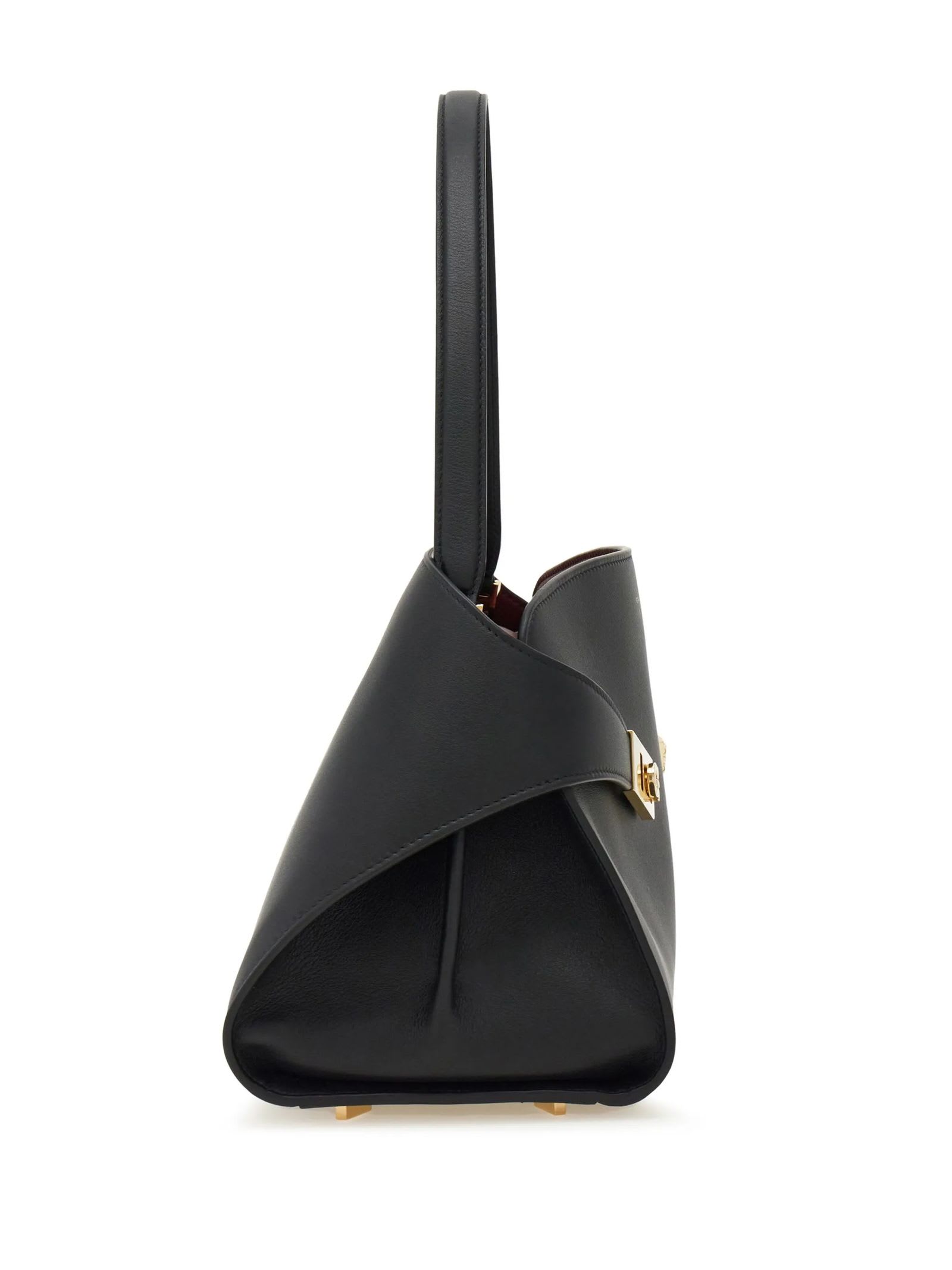 Ferragamo Hug Soft Two-tone Shoulder Bag (m)