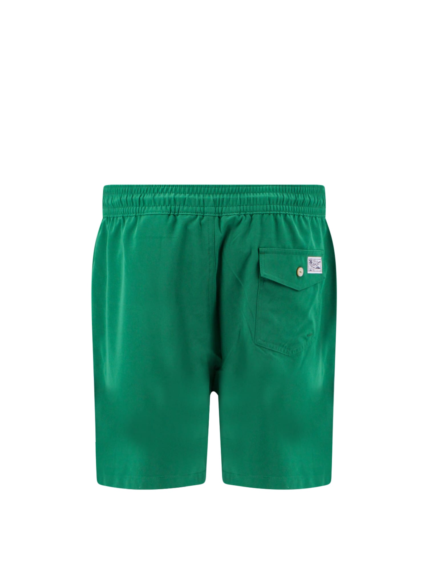Shop Polo Ralph Lauren Swim Trunks  In Green
