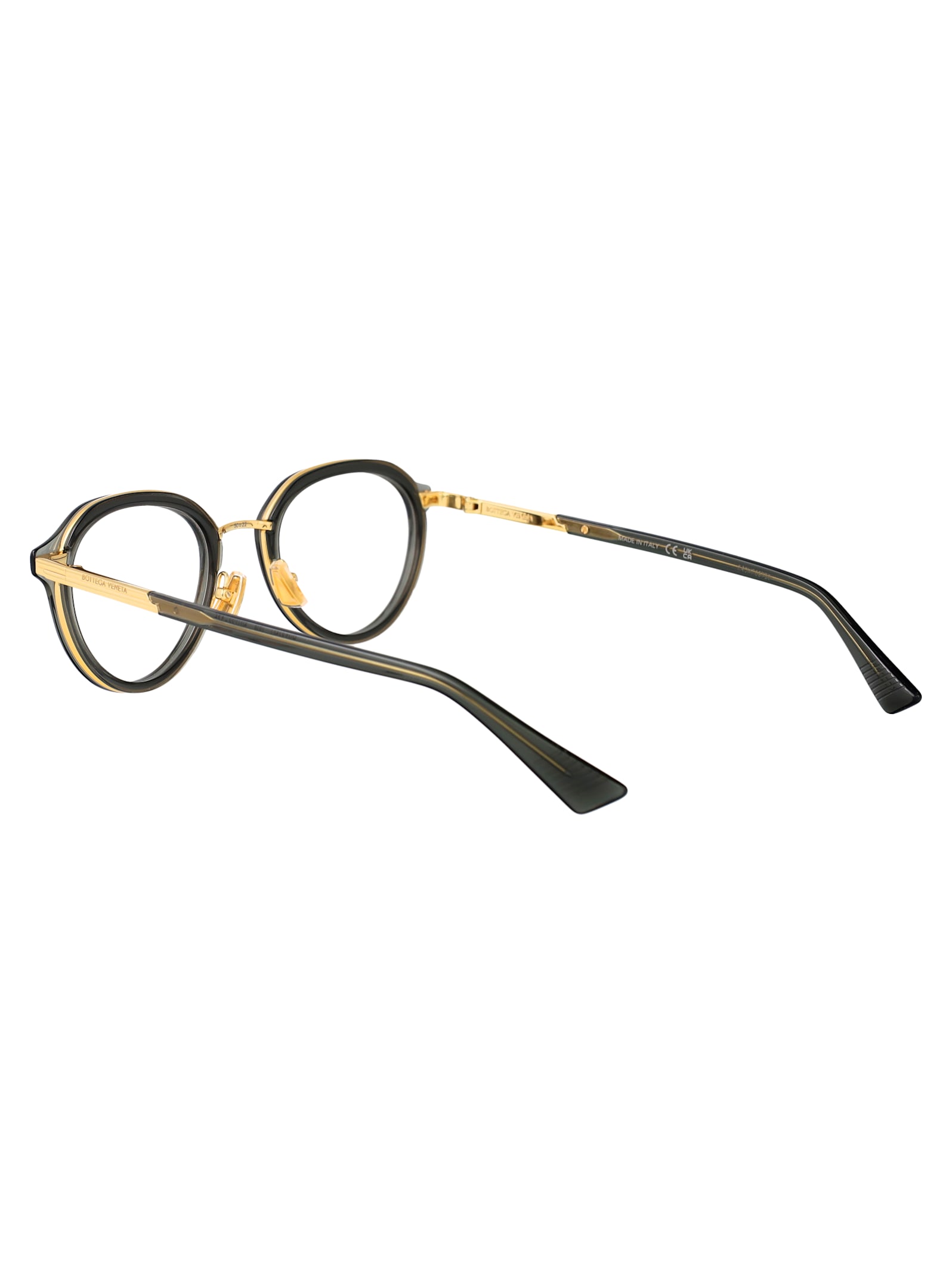 Bottega Veneta Bv1375o Glasses In Black