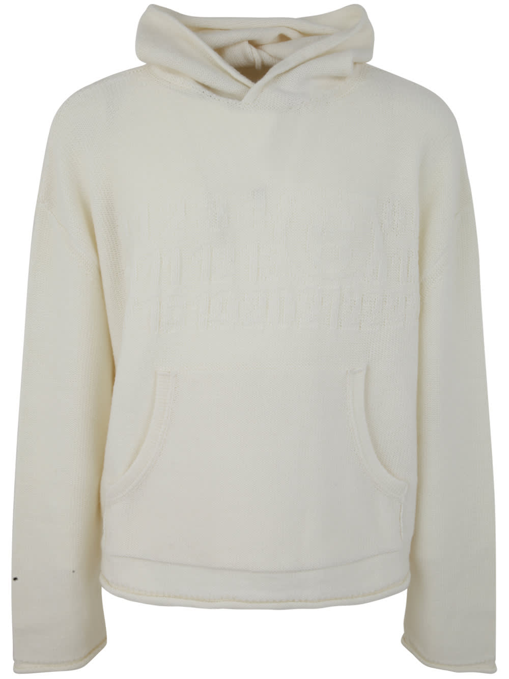 Shop Mm6 Maison Margiela Hoodie In J Off White