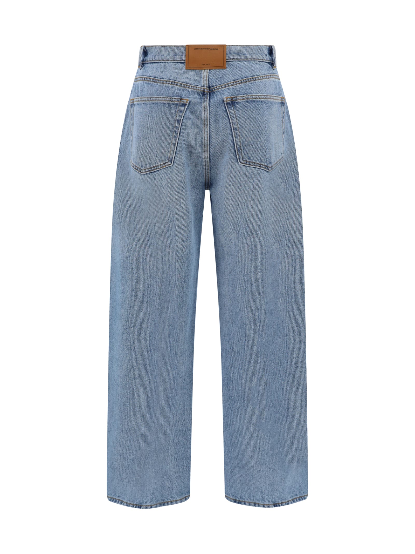 Shop Alexander Wang Jeans In A Classic Light Indigo