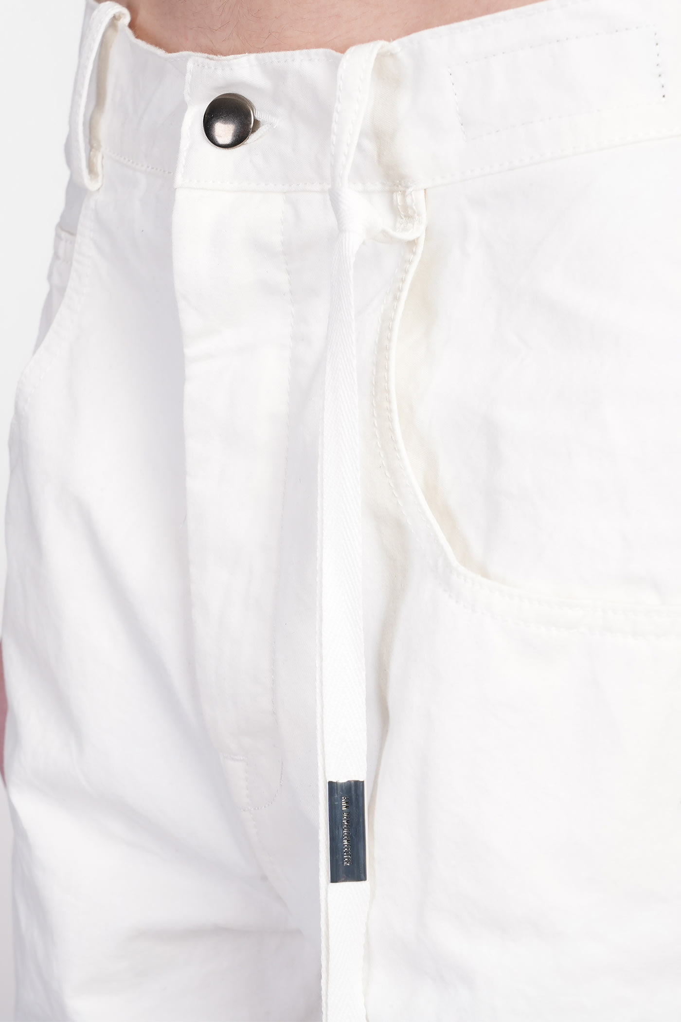 Ann Demeulemeester White Claire 5-pockets Comfort Trousers In White