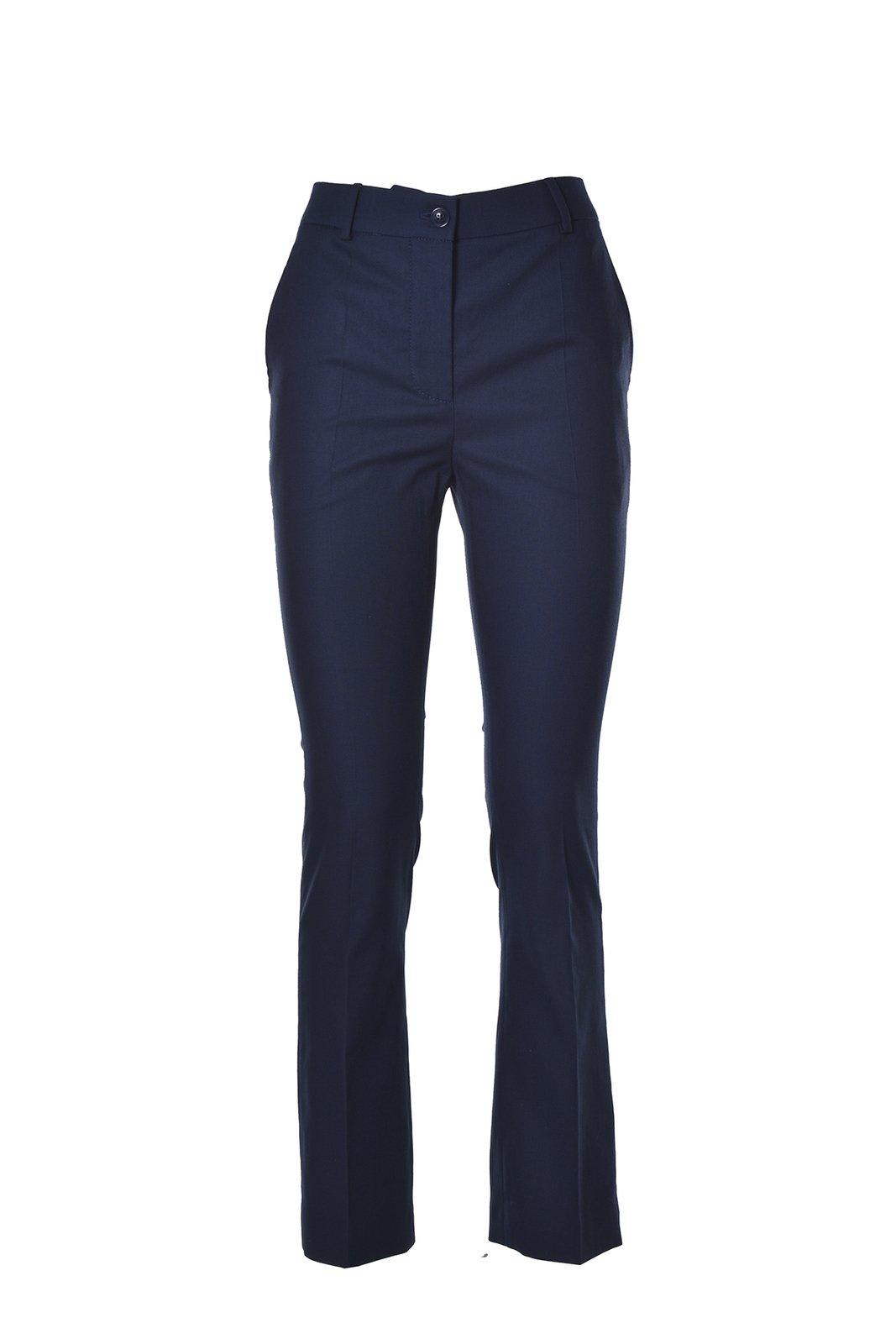 High Waisted Flared Trousers