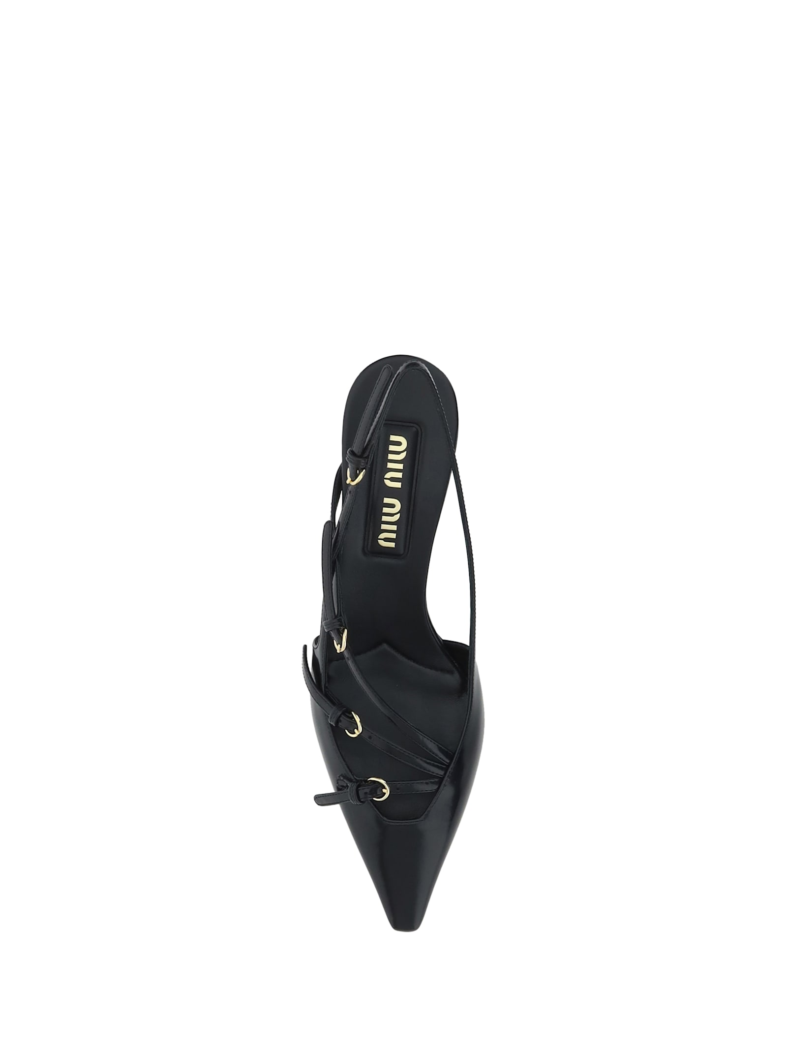 Shop Miu Miu Pumps In Nero