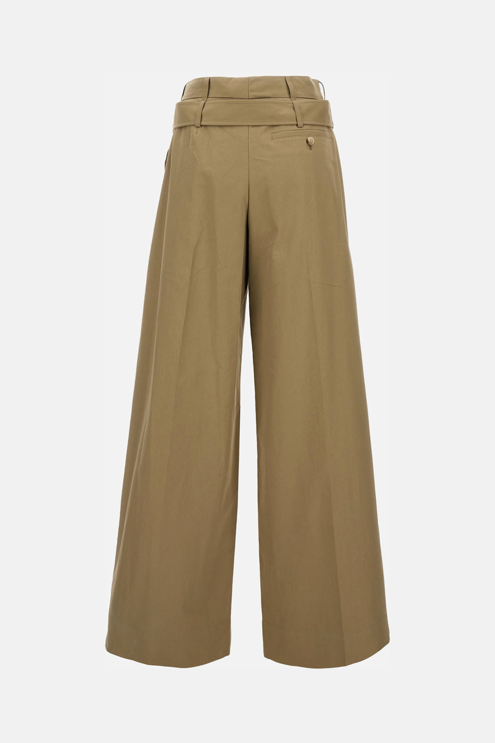 Simone Rocha Trousers With Loop-belts In Brown