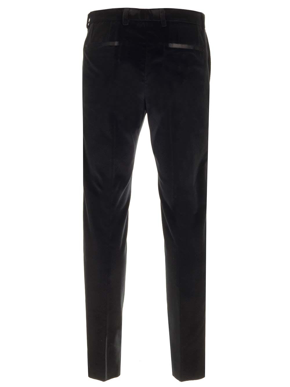 Shop Dolce & Gabbana Classic Tuxedo Trousers In Black