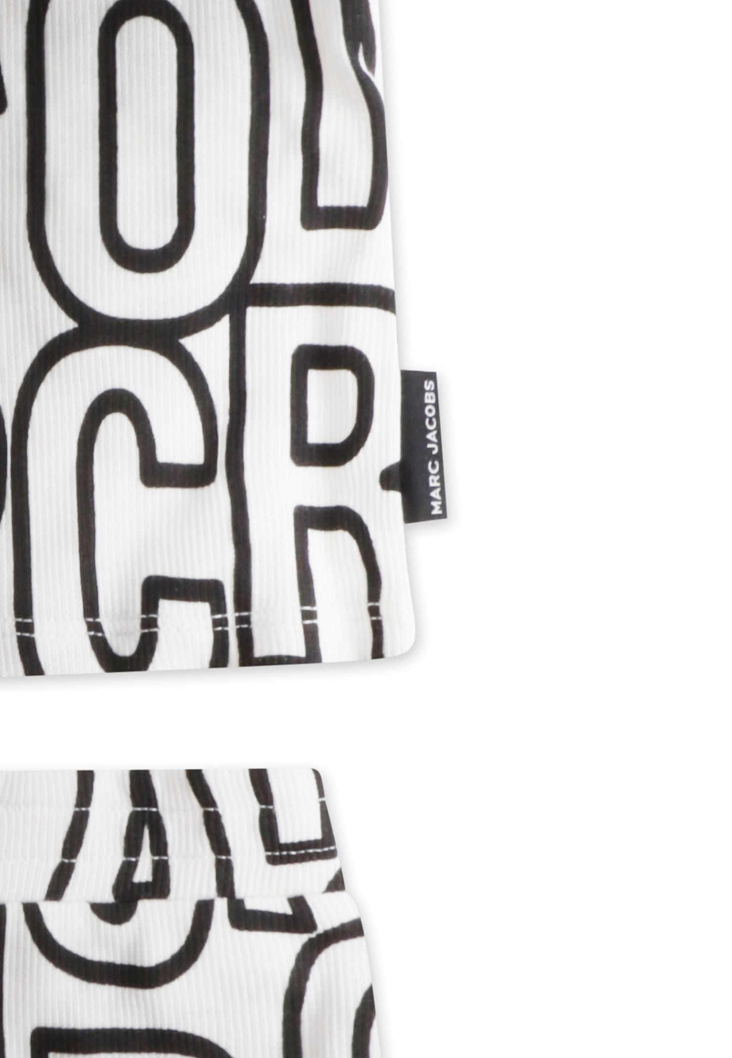 Marc Jacobs Ivory Suit For Babykids With Logo In White