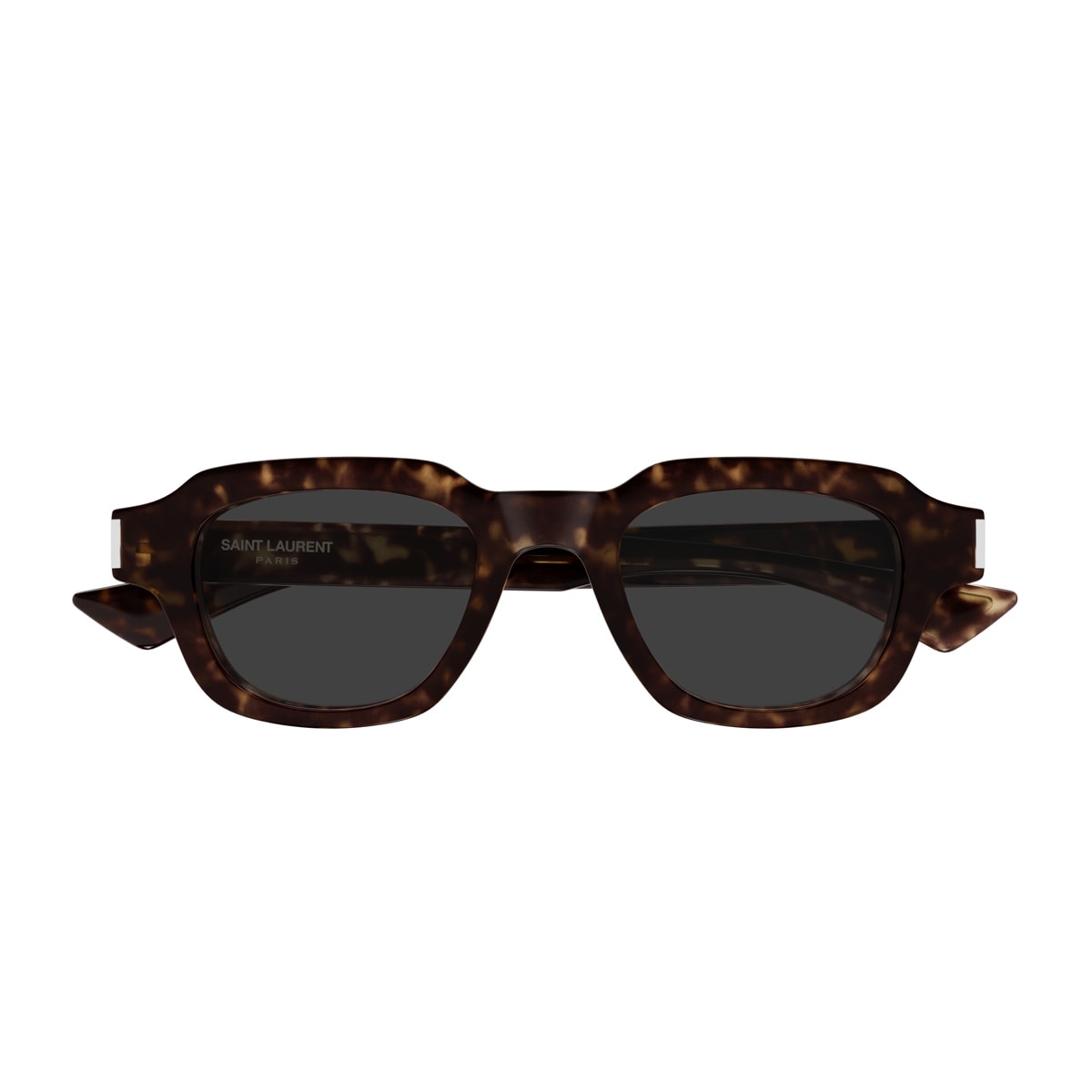 Saint Laurent Sl 791 Linea Corner Angle 002 Havana Crystal Grey Sunglasses