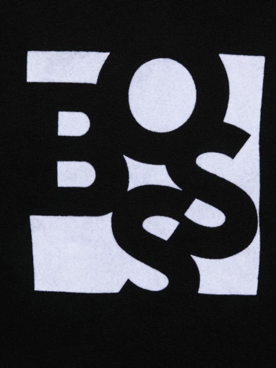 Shop Hugo Boss Hoodie In Black