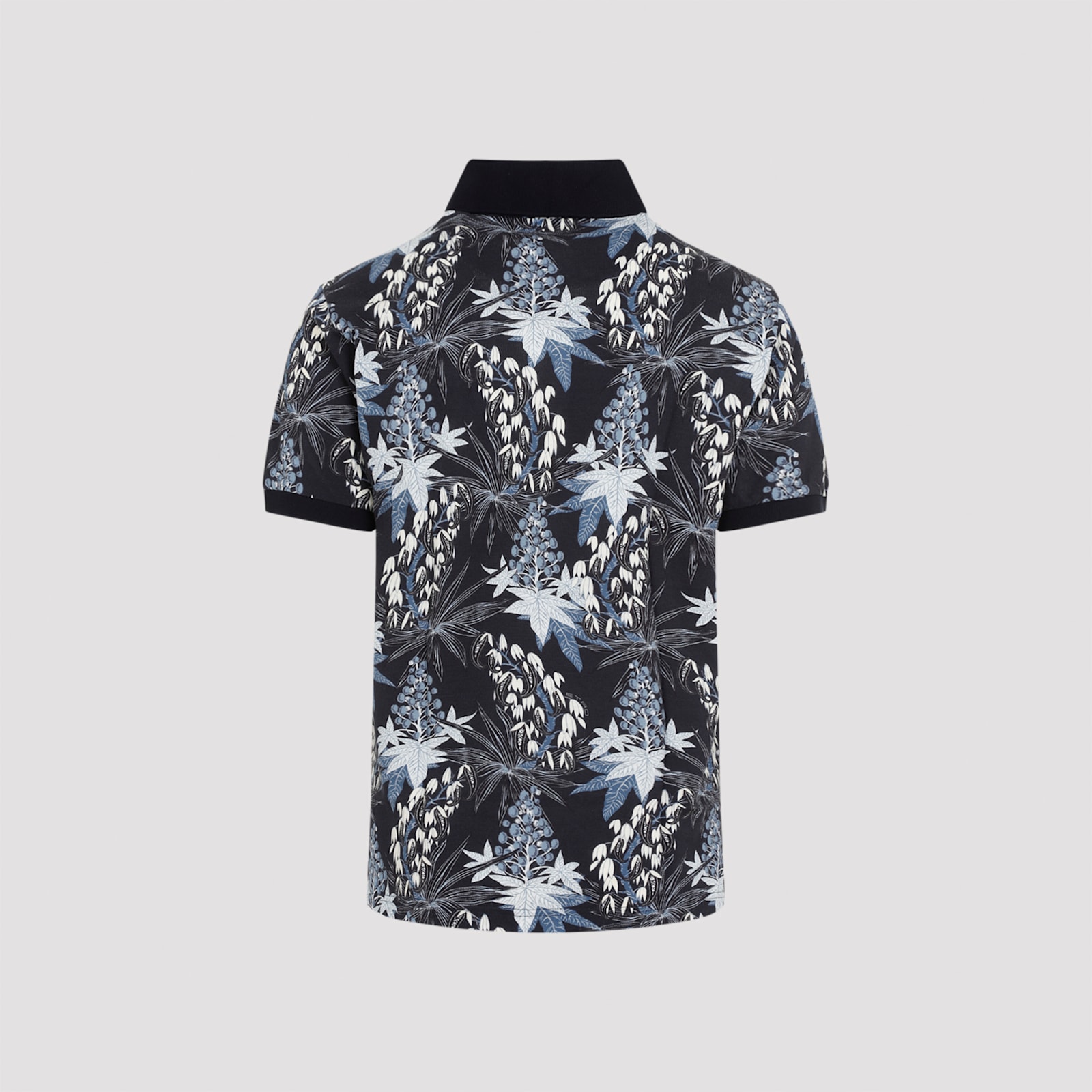 Shop Etro Roma Polo In F.do Blu