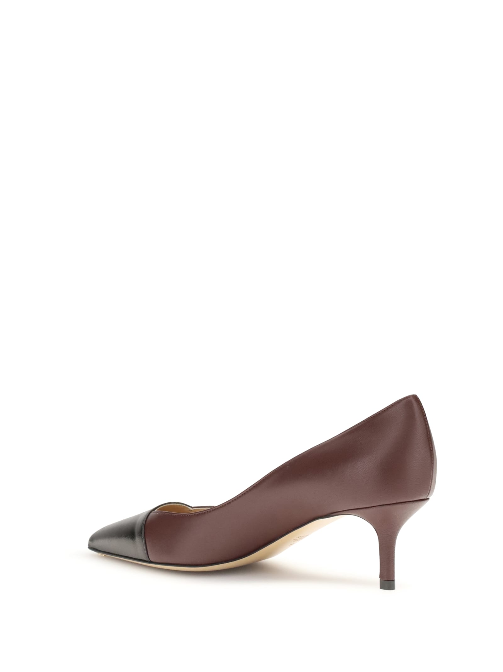 Francesco Russo 55mm Leather Pointed-toe Pumps In Brown