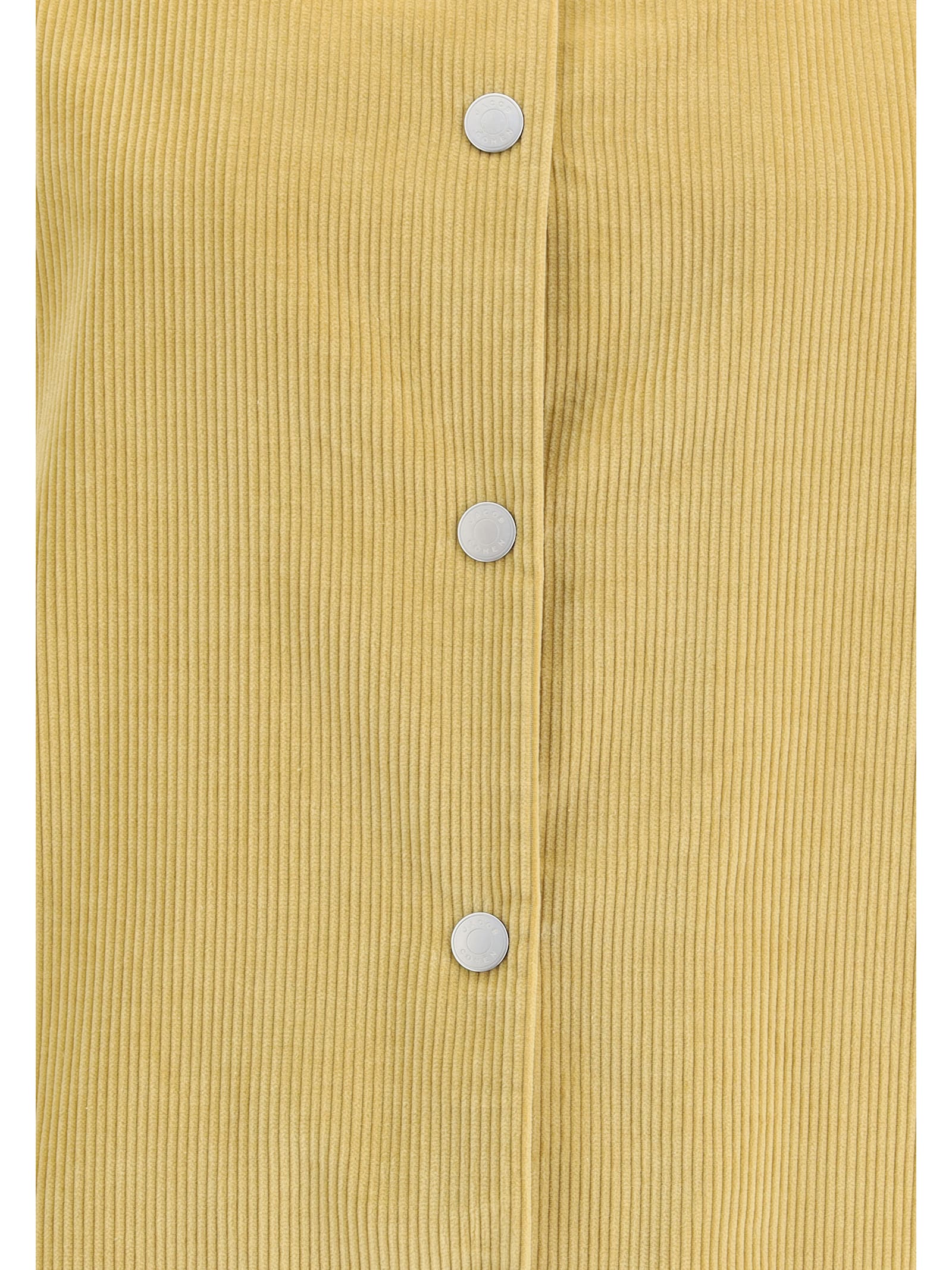 Jacob Cohen Corduroy Button-fastening Shirt In Yellow