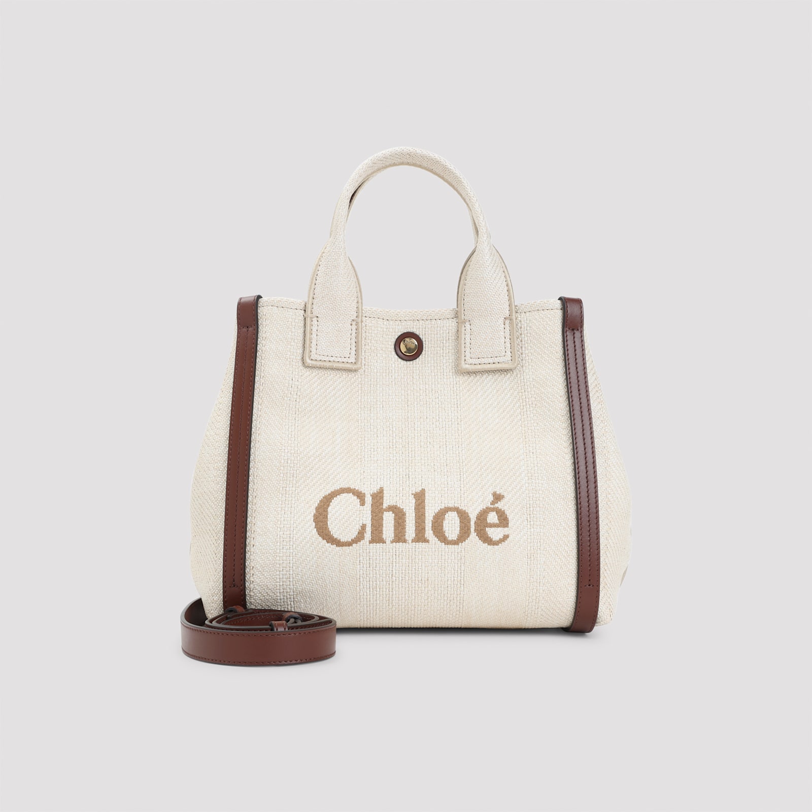 Chloé Tote Bag With Contrast Trim And Handles