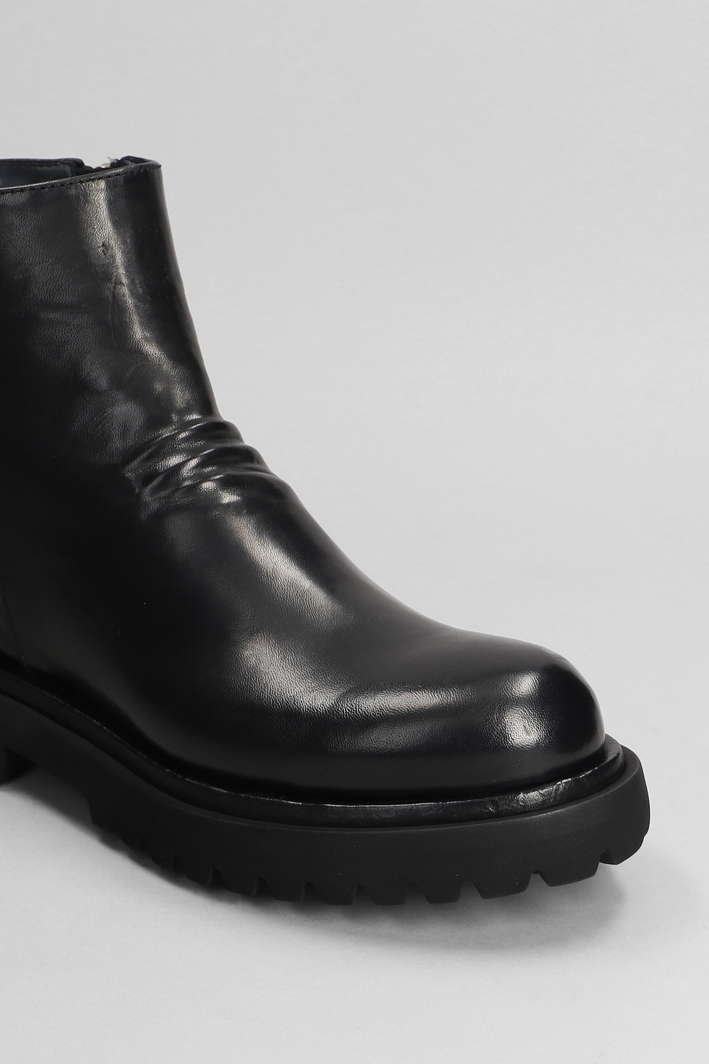 Shop Officine Creative Eventual Dd Ankle Boots In Black Leather