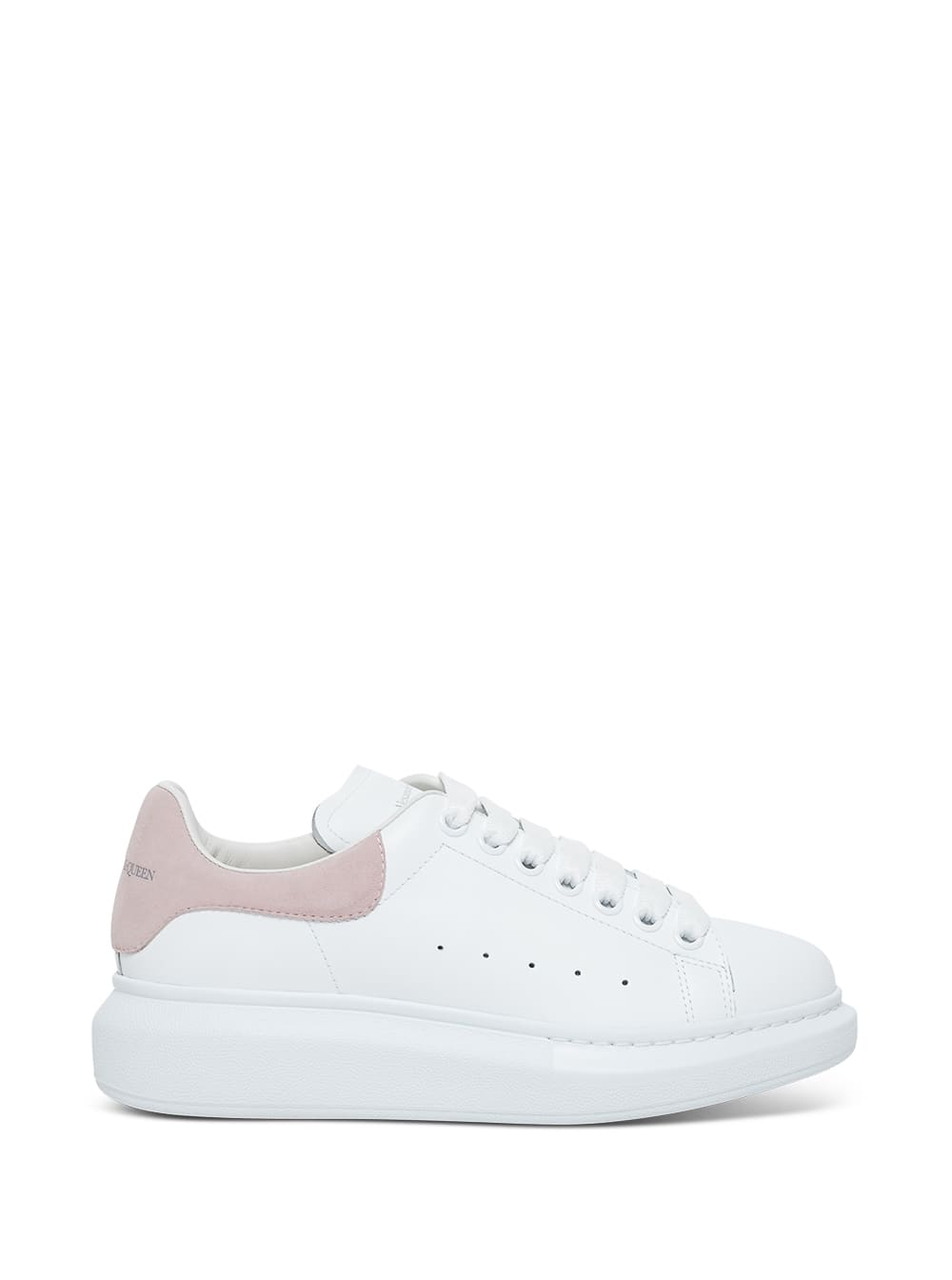 Alexander McQueen Leather Larry White Sneakers