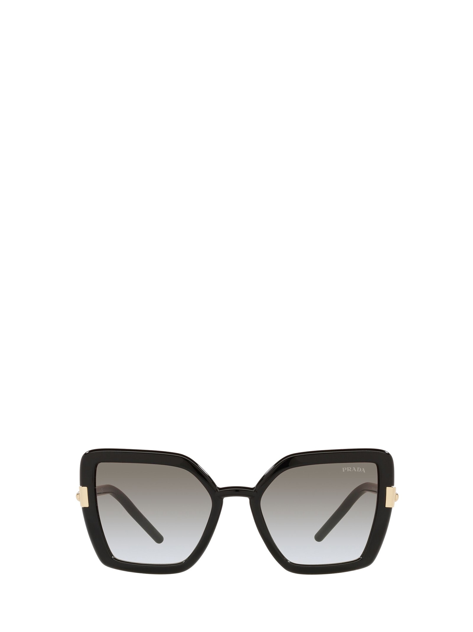 Prada Women's Polarized Sunglasses, Pr 09ws 54 In Black